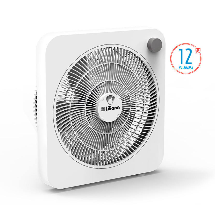 Ventilador Turbo Liliana 12" Blanco VTC12