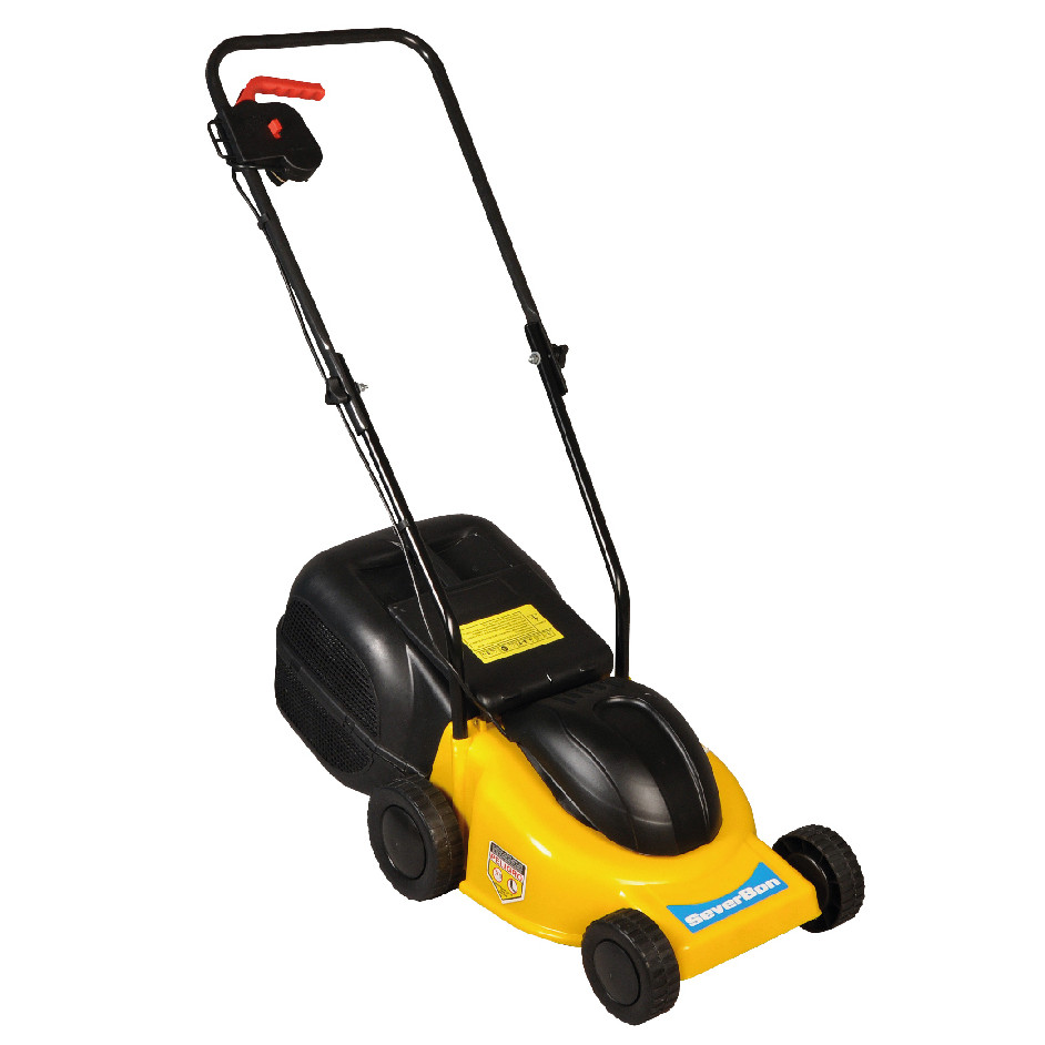 Cortadora de Césped Eléctrica Severbon con Bolsa 33 cm 1000w