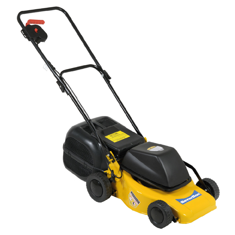 Cortadora de Césped Eléctrica Severbon con Bolsa 35 cm 1000w