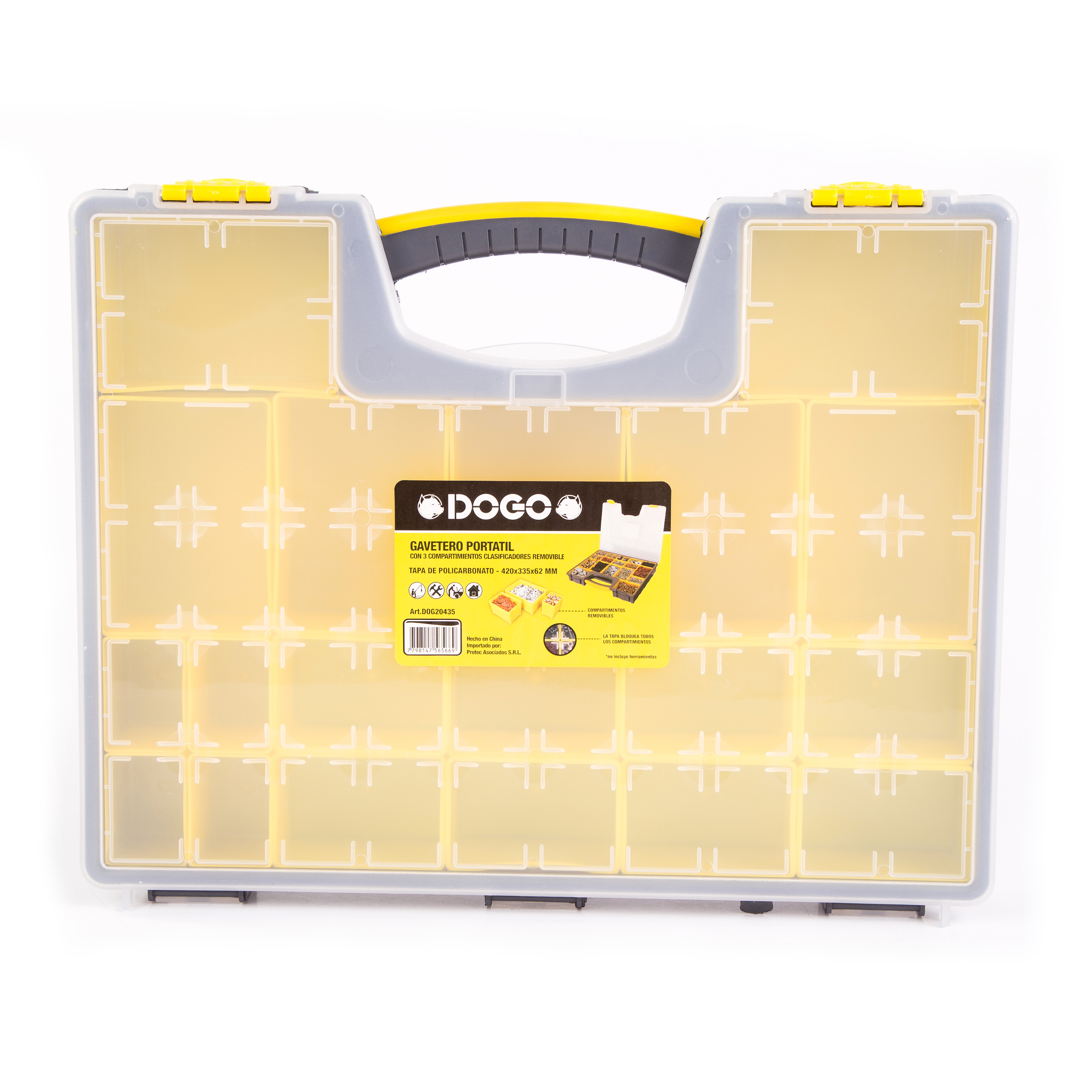 Gavetero Portátil Dogo 420x335x62 mm
