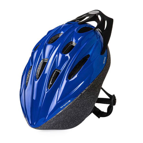 Casco Ciclista Mwave Standard Azul Talle M