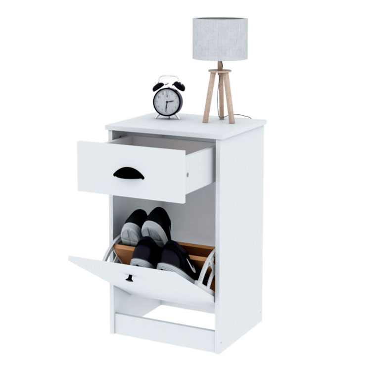 Mesa de Luz Botinero Centro Estant Blanco