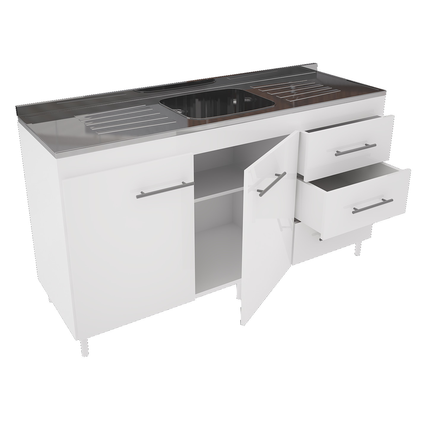 Bajo Mesada Orlandi Blanco 1,40 Mts