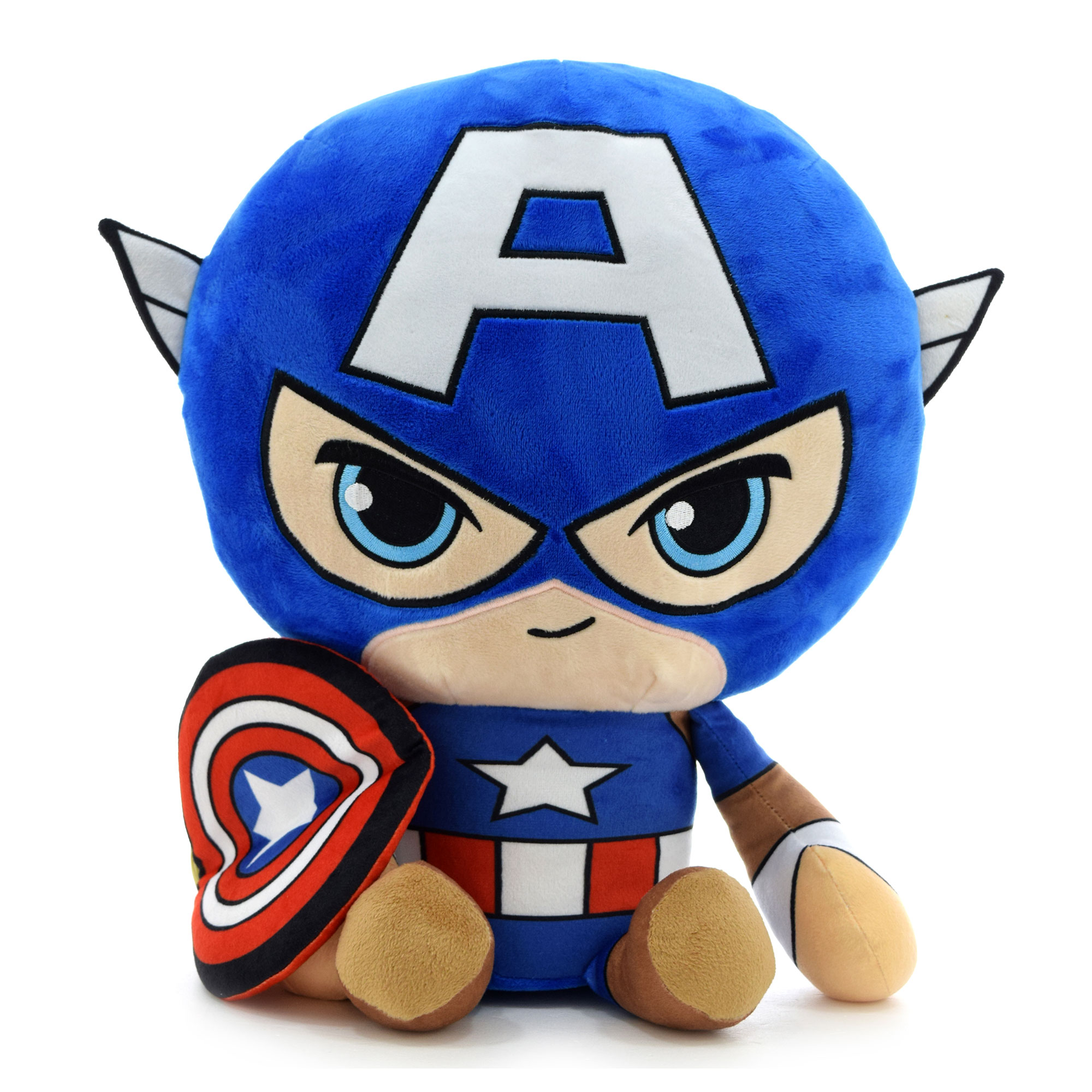 Peluche Capitán América Sentado 40 Cm Marvel