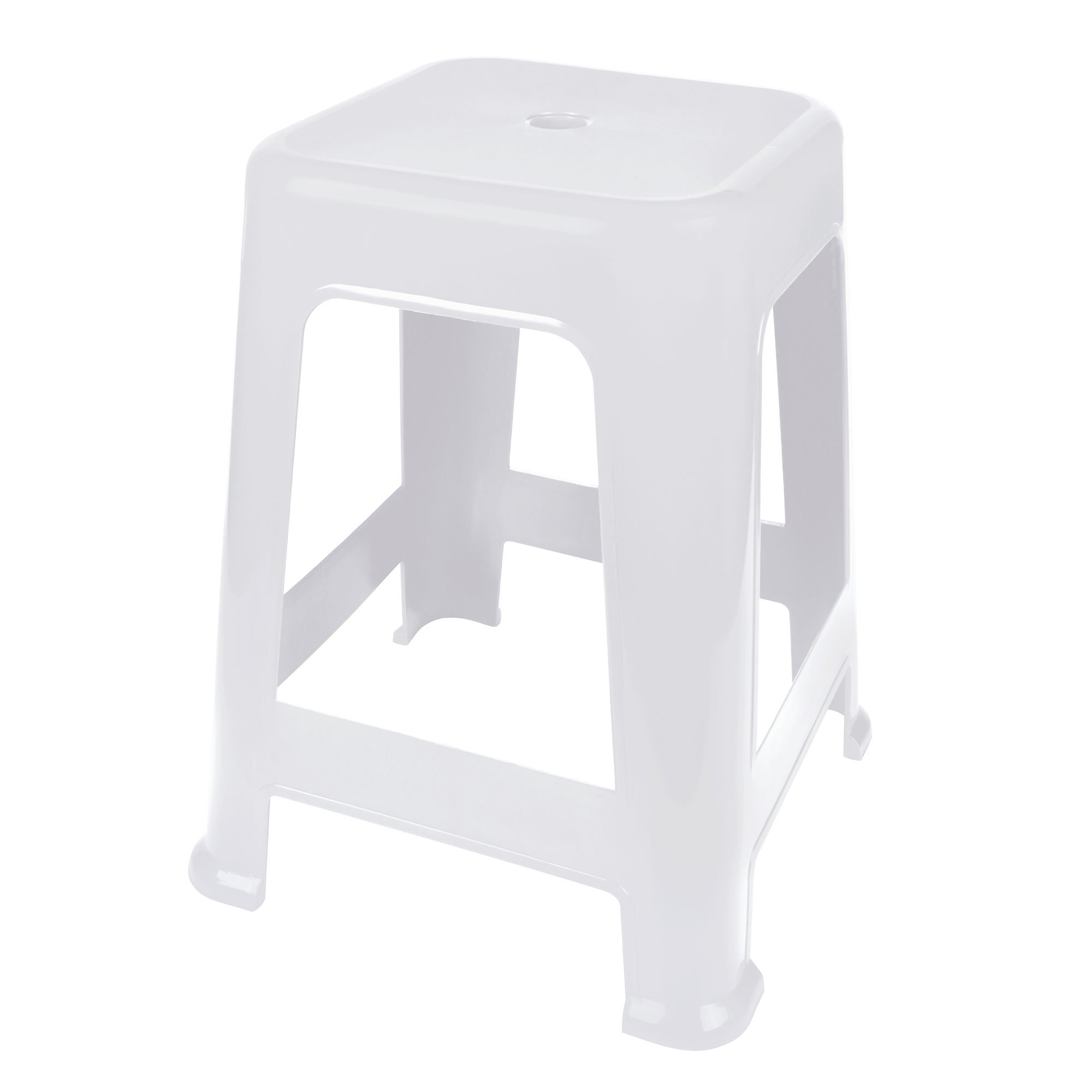 Banqueta Plástica Blanca Mor