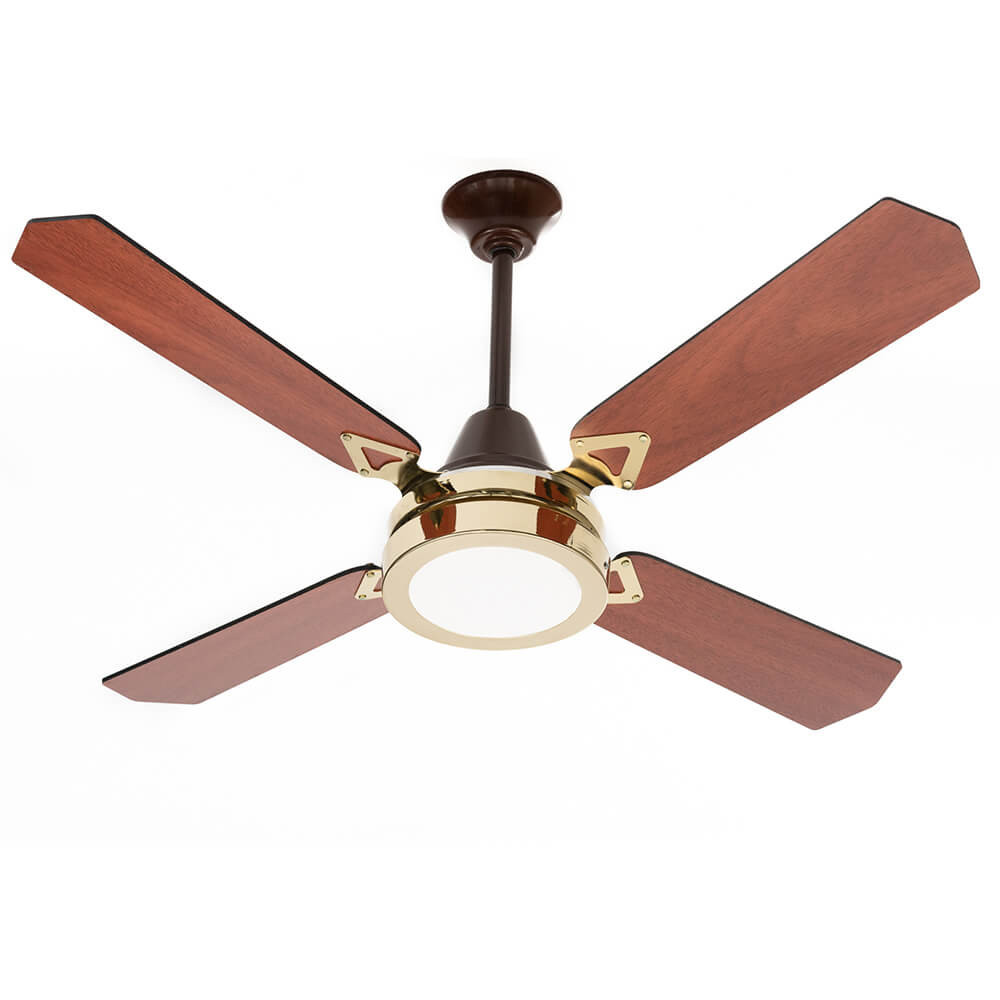 Ventilador de Techo Severbon Madera Con Luz VTML420