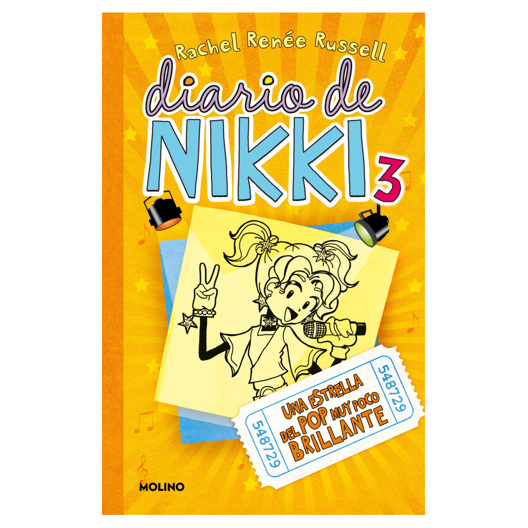 Libro Diario De Nikki 3. Una Estrella De Pop Muy Poco Brillante Autor Rachel Reneé Russell
