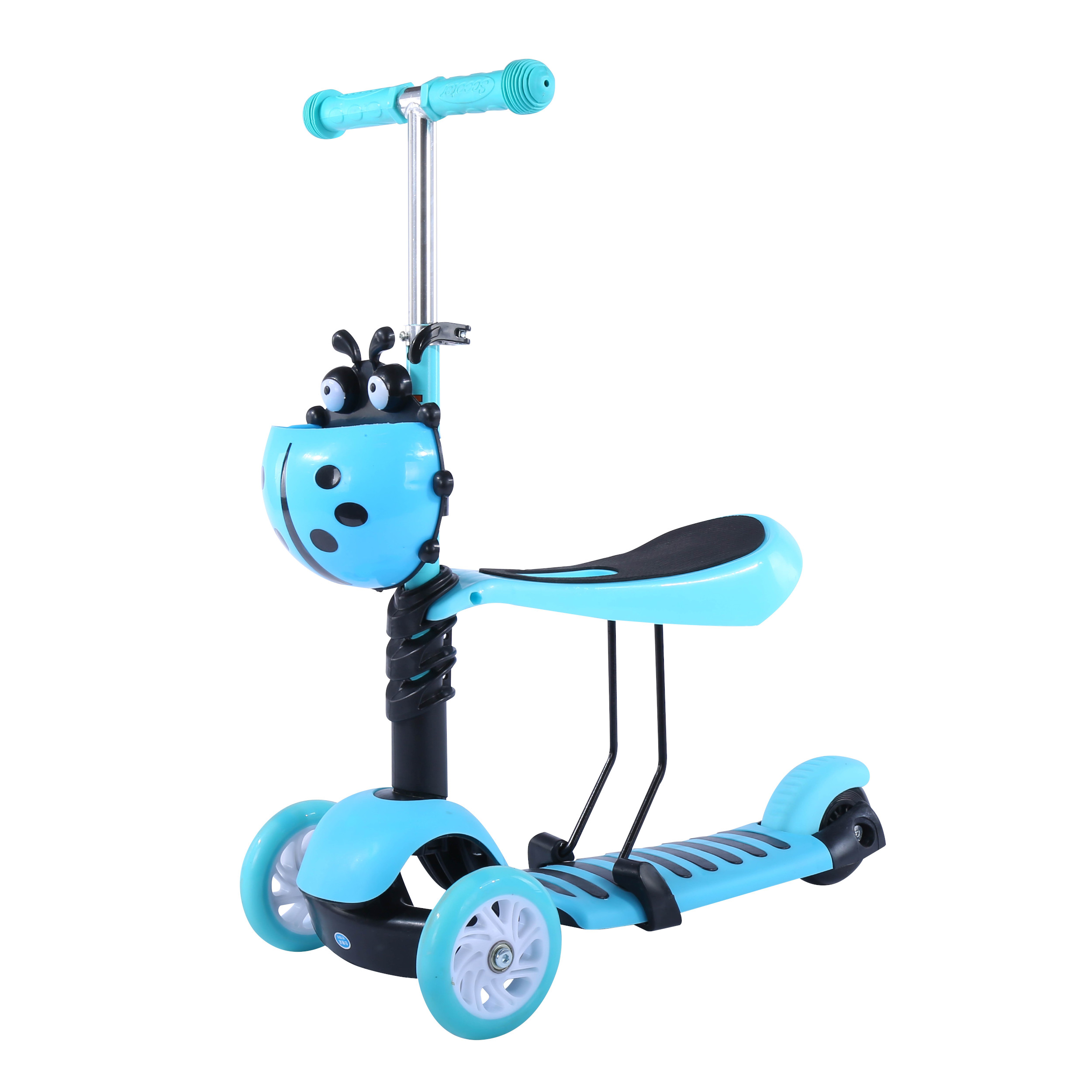 Triciclo Scooter 2 en 1 Celeste