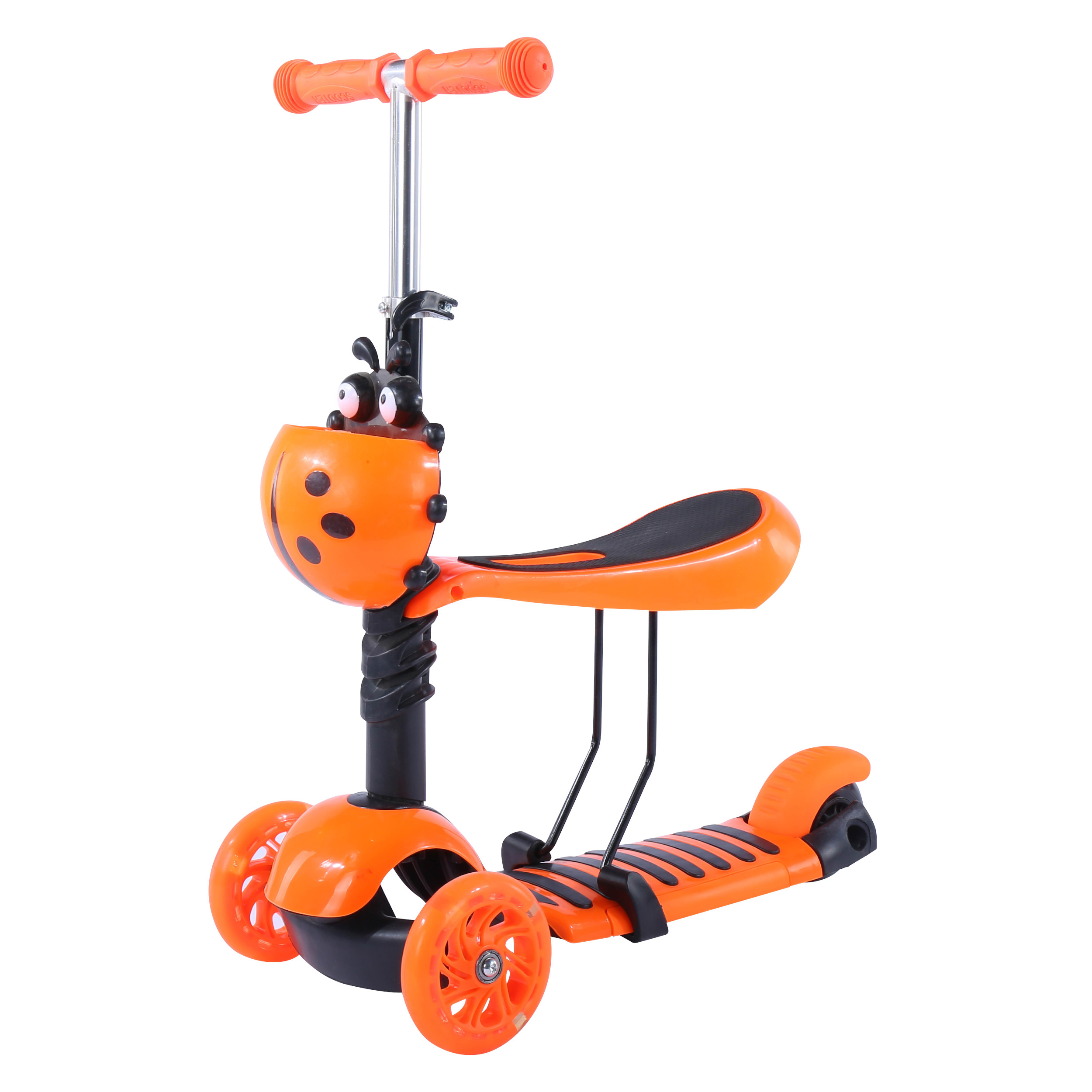 Triciclo Scooter 2 en 1 Naranja