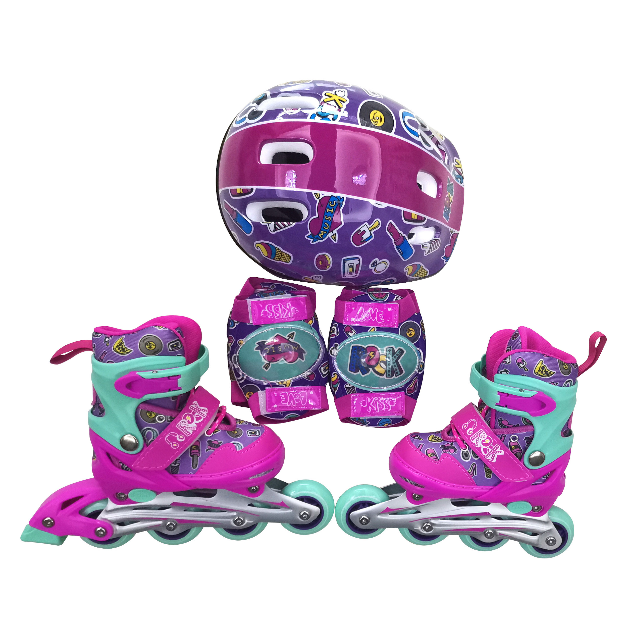 Rollers con Protección Rosa M