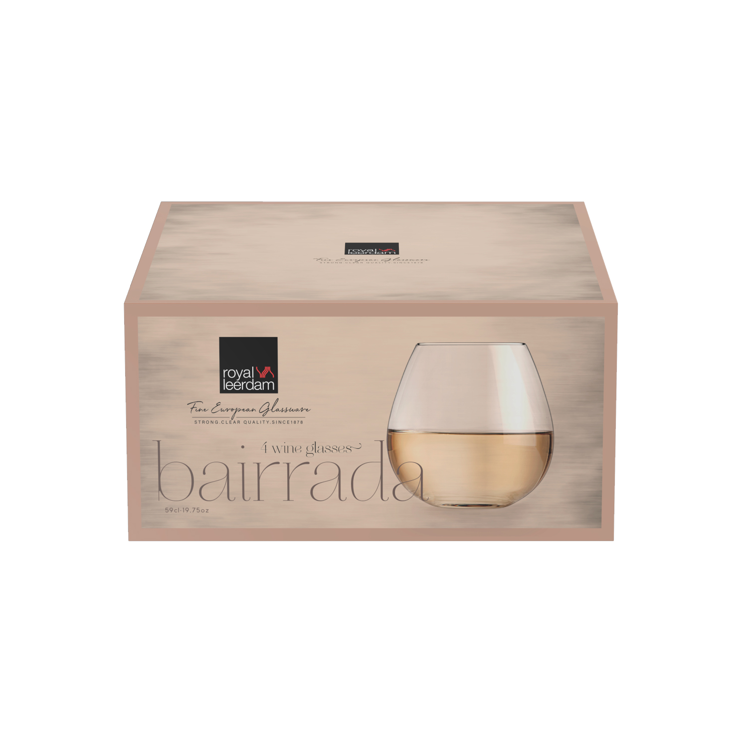Set de Copas Para Vino x4 Unid. Bairrada 440 Ml