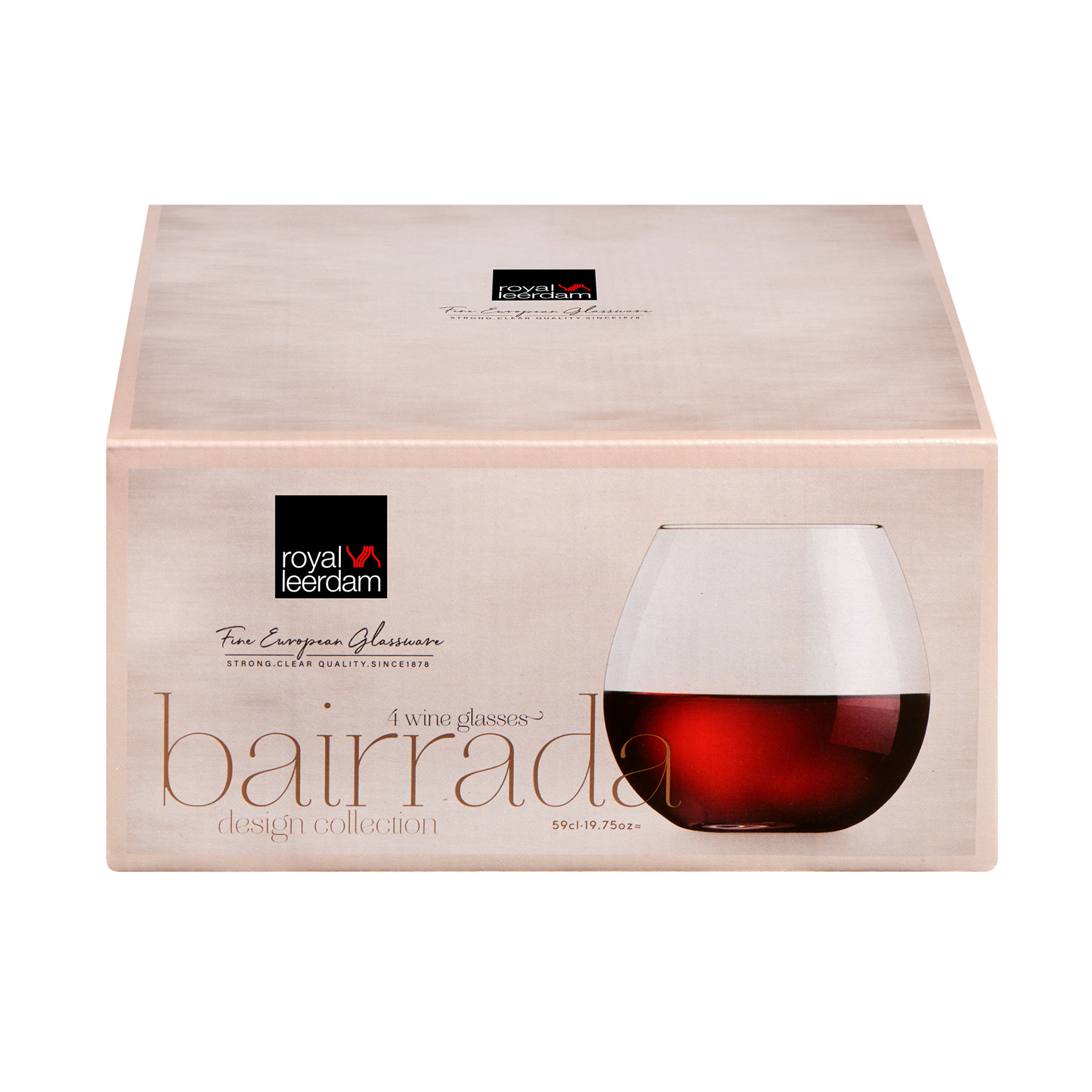 Set de Copas Para Vino x4 Unid. Bairrada 561 Ml