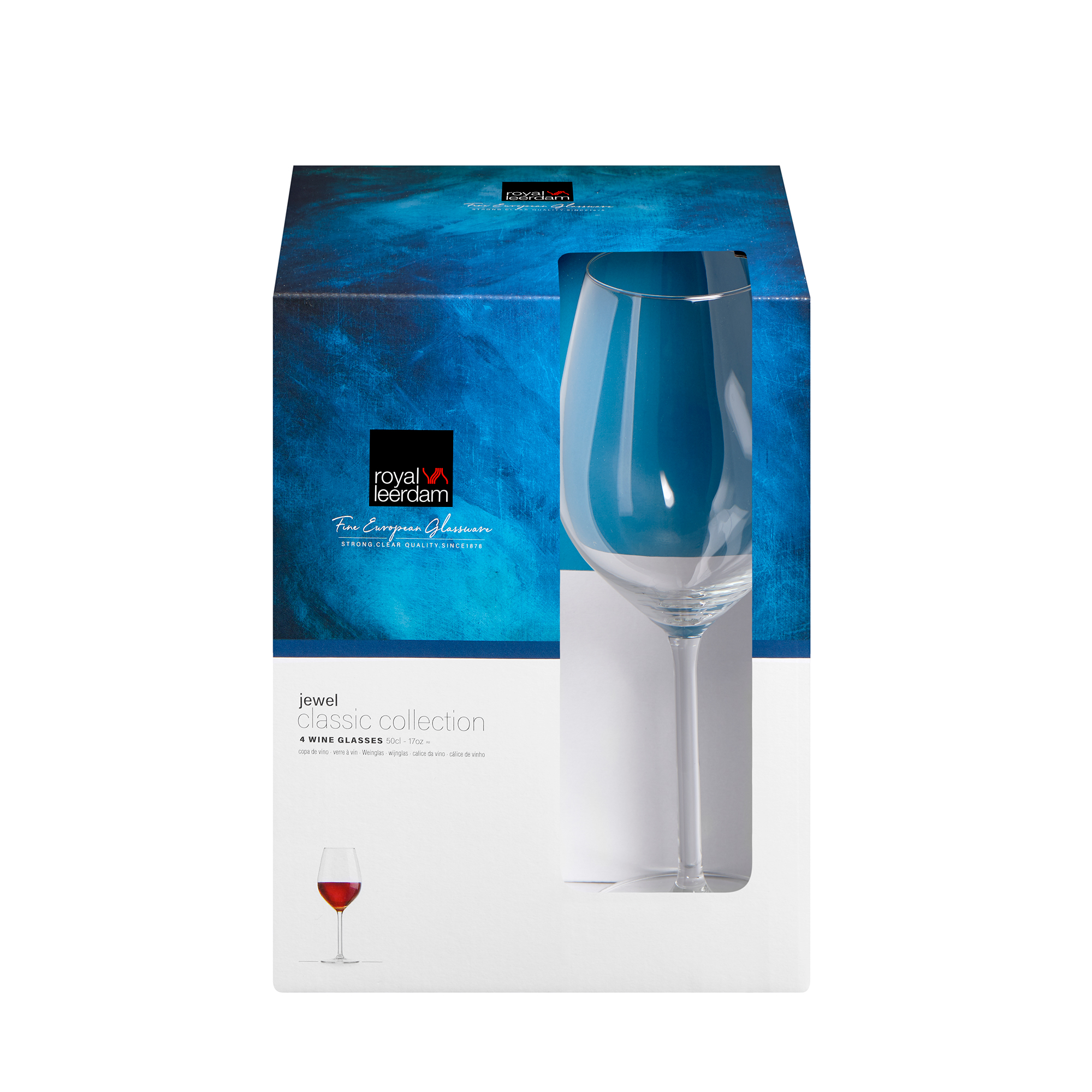 Set de Copas Para Vino x4 Unid. Jewel 506 Ml