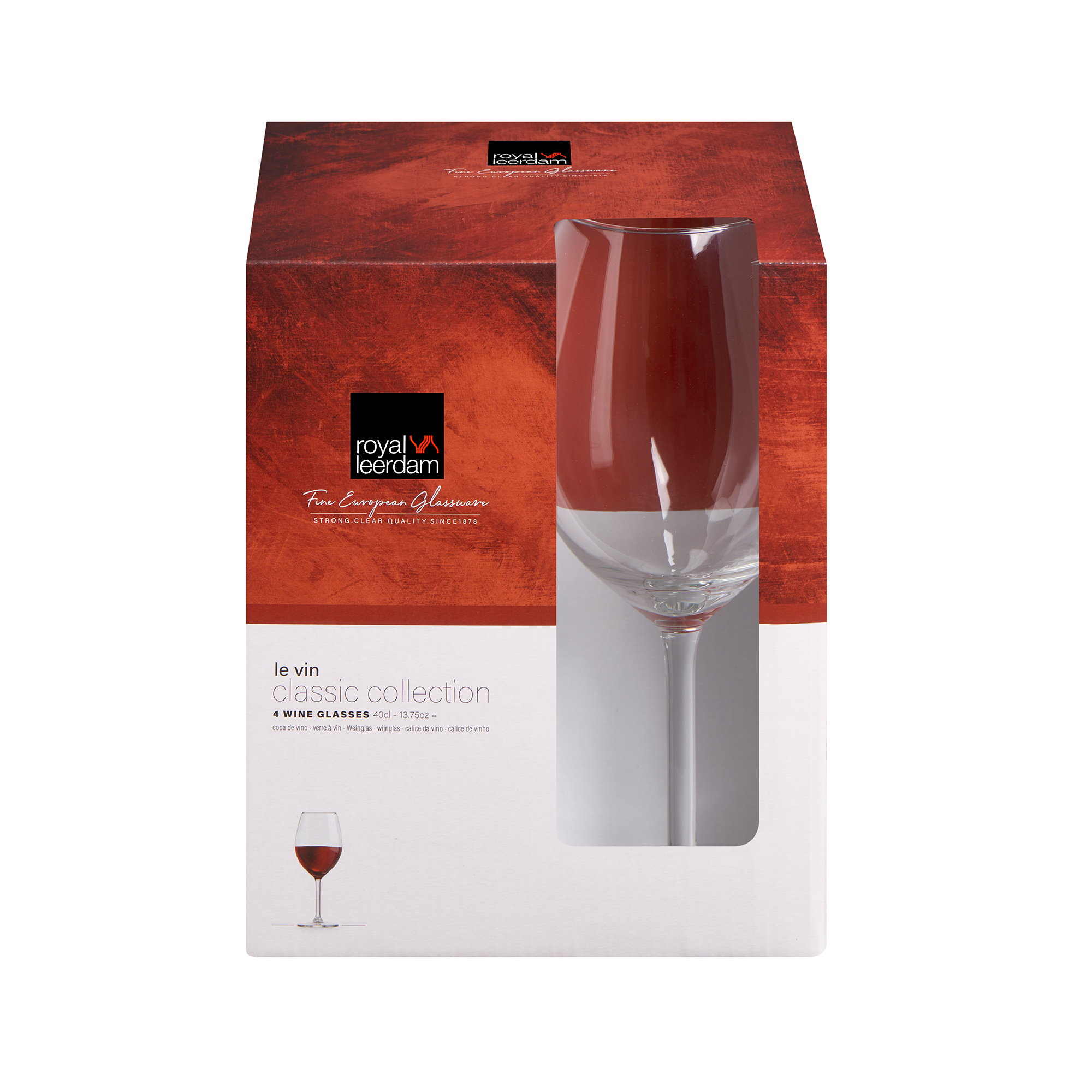 Set de Copas Para Vino x4 Unid. Le Vin 395 Ml