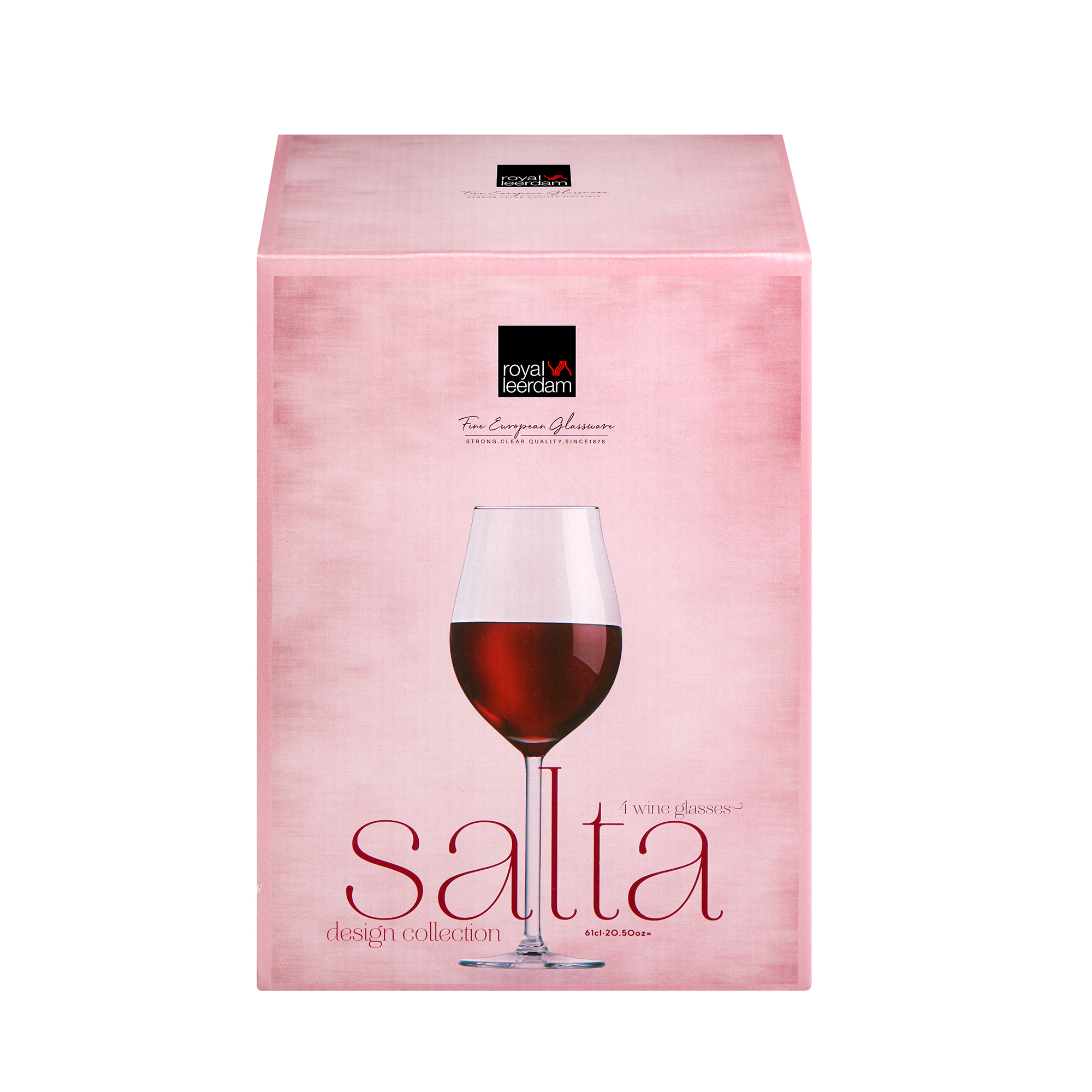Set de Copas Para Vino x4 Unid. Salta 612 Ml