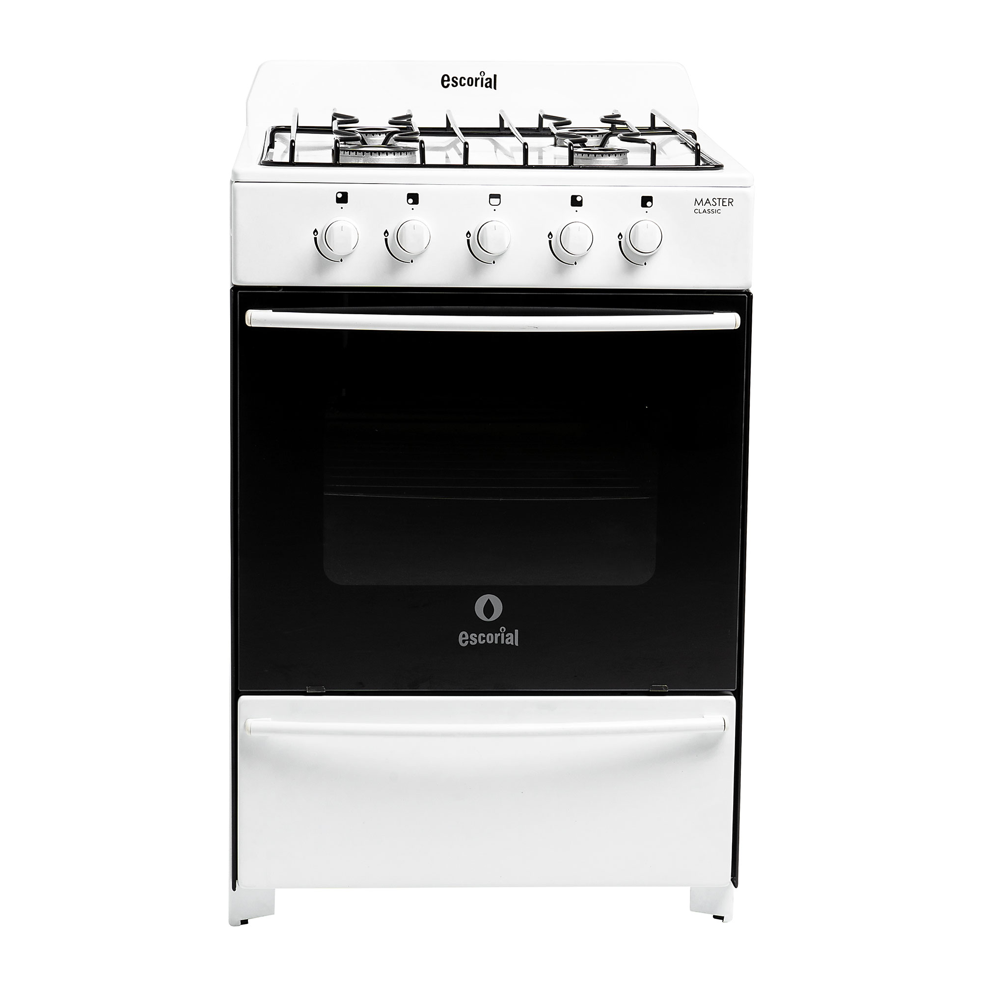 Cocina Escorial a Gas 56 Cm MASCL56BN Blanco