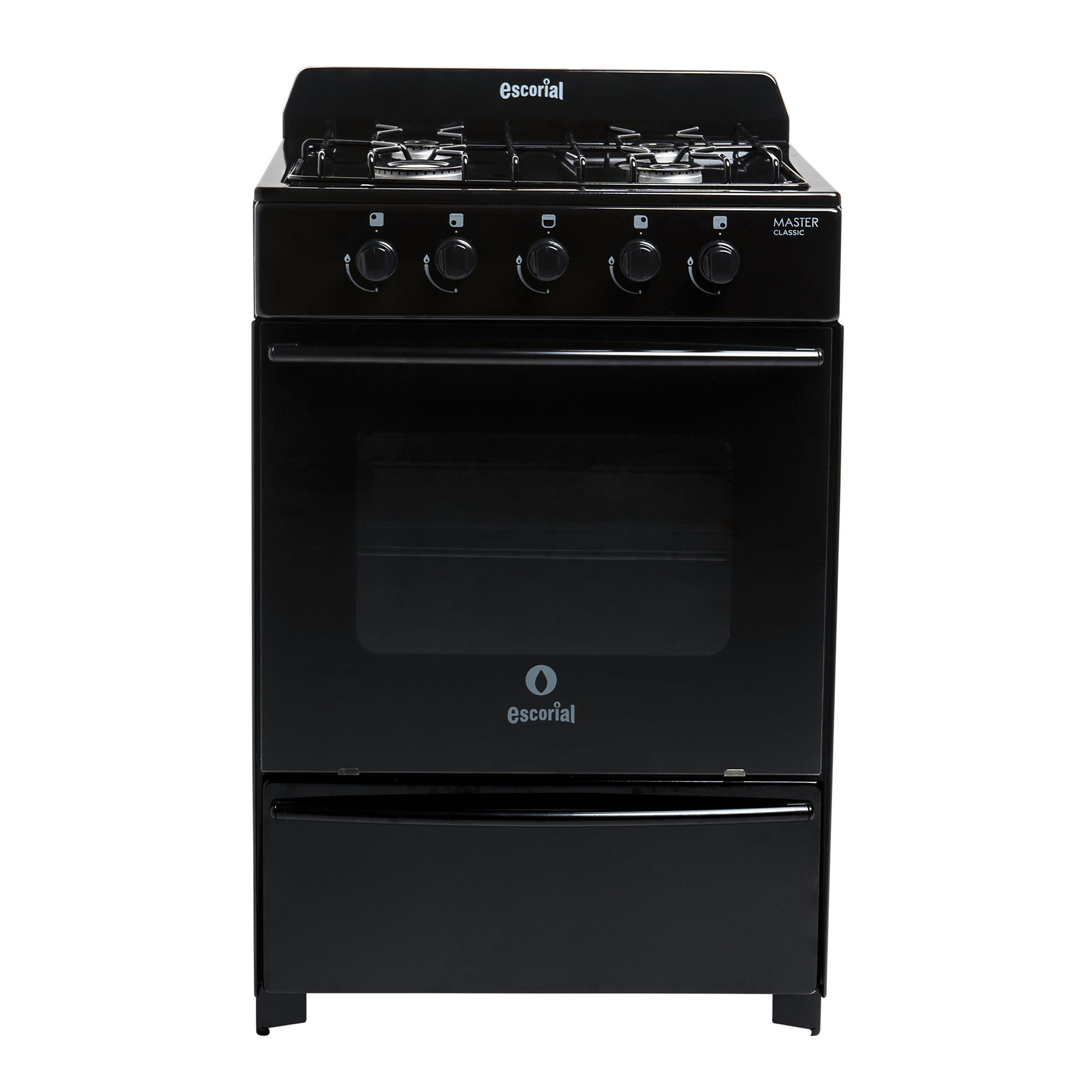Cocina Escorial a Gas 56 Cm MASCL56NN Negro