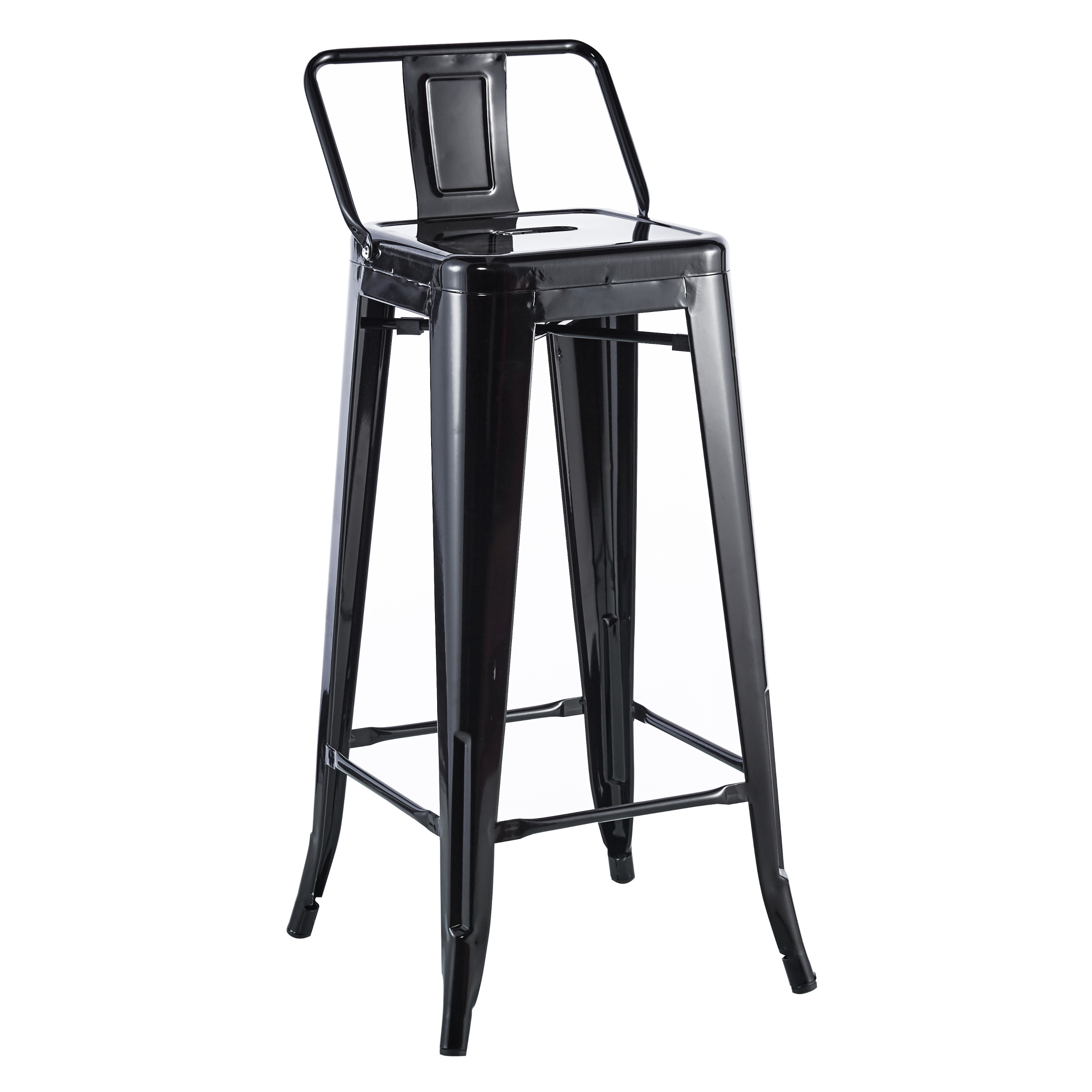 Banqueta Indus Negra x 4 Unidades