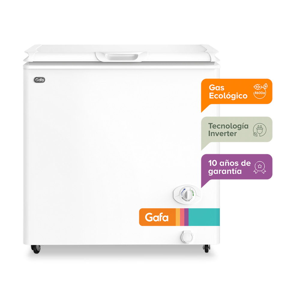 Freezer Horizontal Gafa Inverter 205 Lts FGHI200B-M Blanco