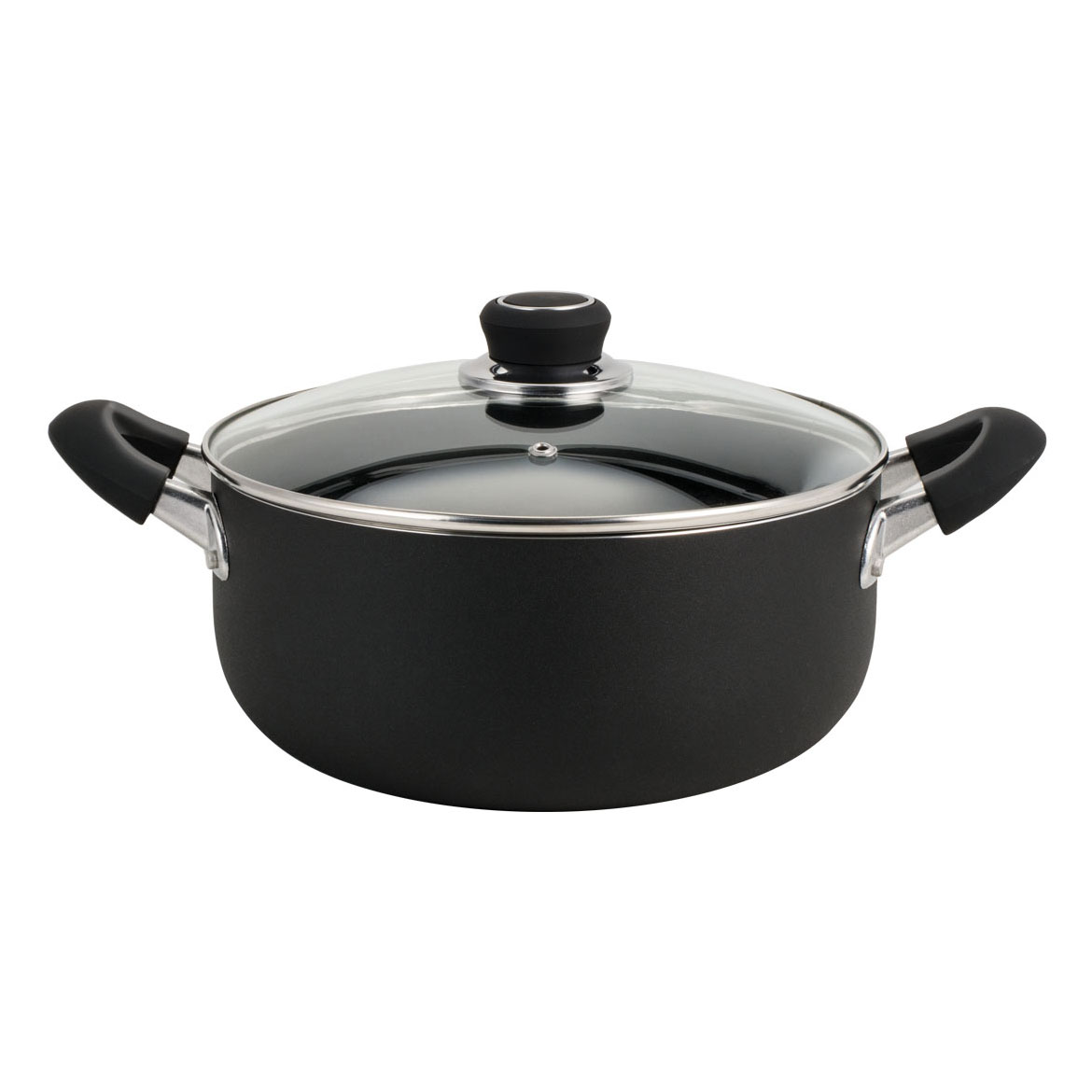 Cacerola Hudson de Aluminio 20 cm Negro