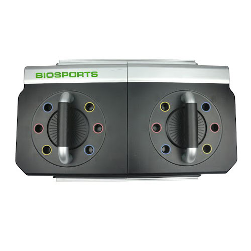 Tablero de Flexiones para Pectorales, Brazos y Hombros Biosports Negro