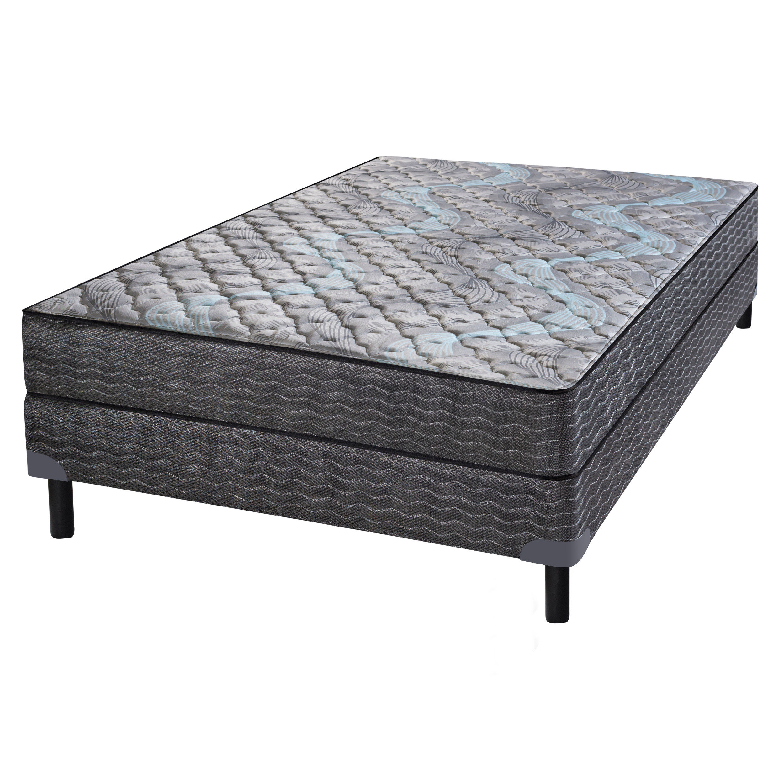 Conjunto de Resortes 2 Plazas 140x190 Superflex Plata