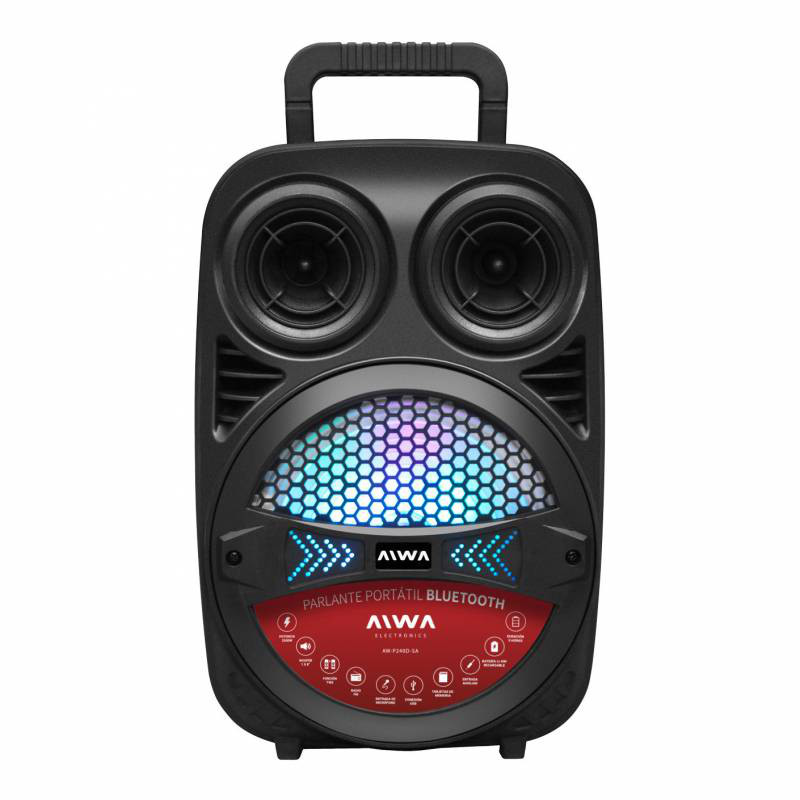 Parlante Portátil Bluetooth Aiwa AW-P240D-SN 8W Negro