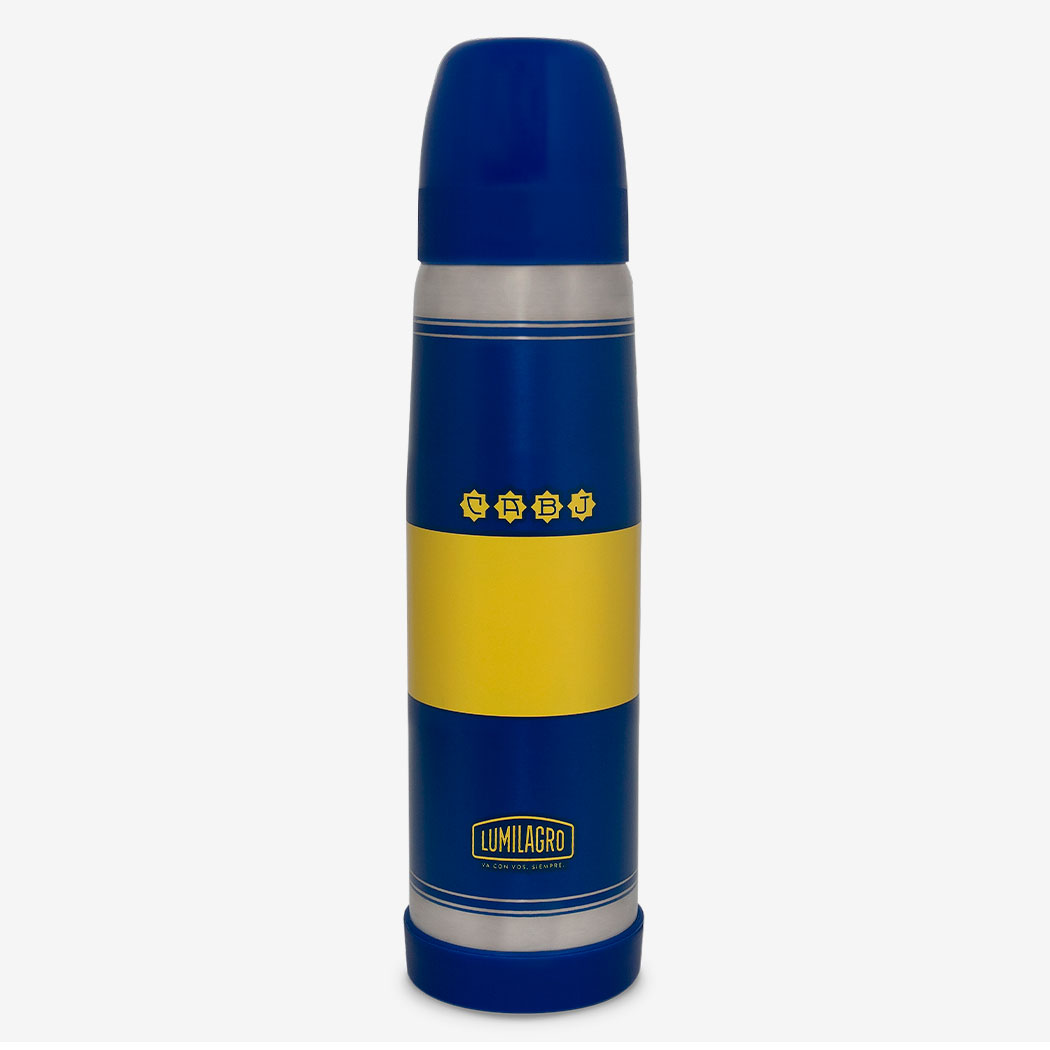Termo Luminox Colores 1L Acero Inoxidable Impreso Boca