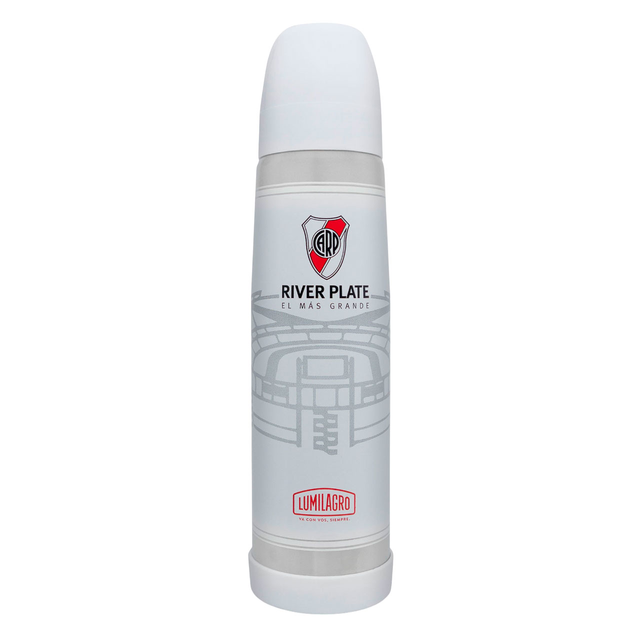 Termo Luminox Colores 1L Acero Inoxidable Impreso River