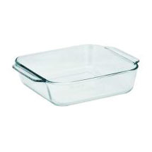 Fuente Pyrex Cuadrada Basics 25x21cm