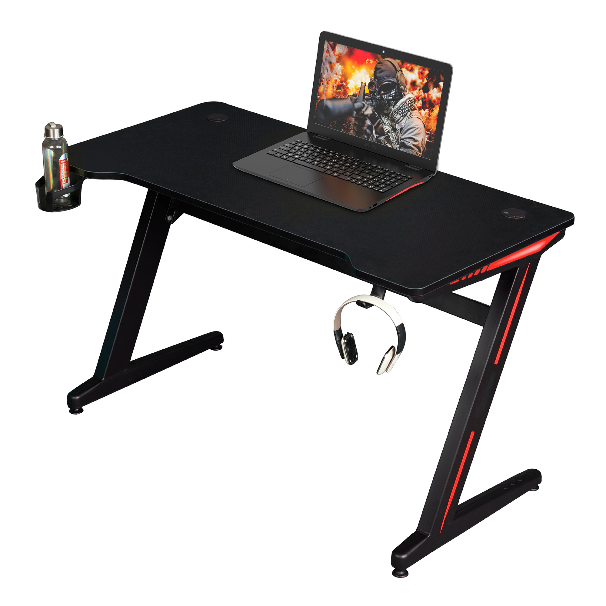 Escritorio Gamer Tokyo Negro y Rojo