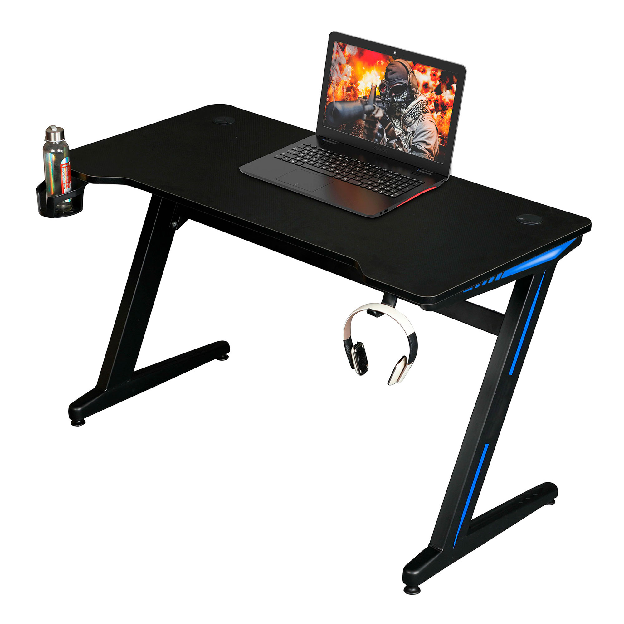 Escritorio Gamer Tokyo Negro y Azul