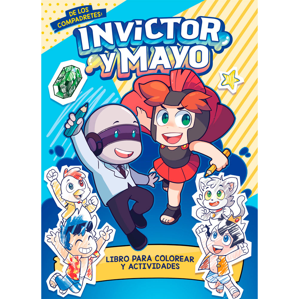 Libro Invictor y Mayo Libro Para Colorear y Actividades Autor  Invictor y Mayo