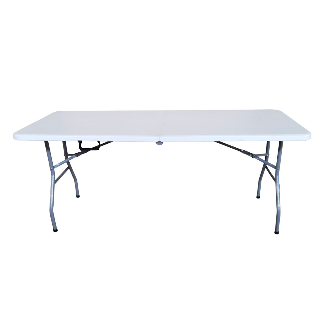 Mesa Plegable Blanca 180x74x74cm
