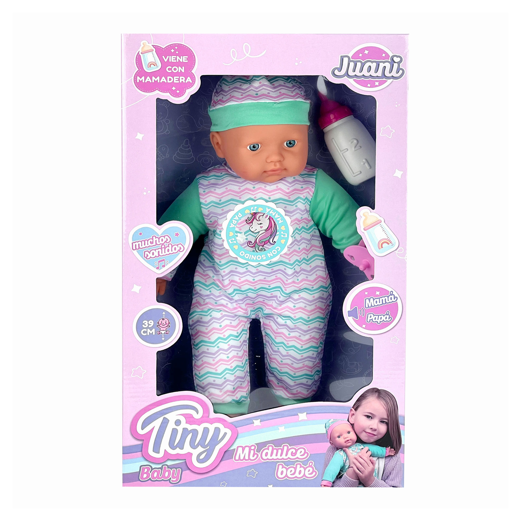 Bebote Tiny Con Mamadera Y Sonidos