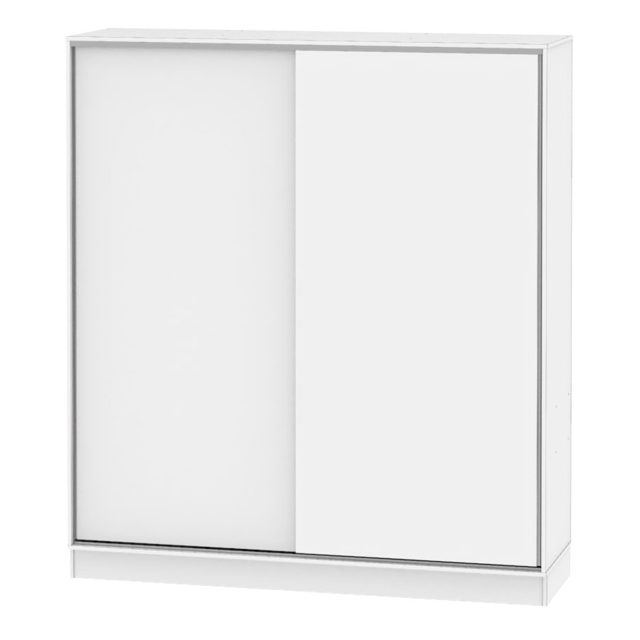 Placard Dielfe 2 Puertas y 2 Cajones Blanco PLO180 B