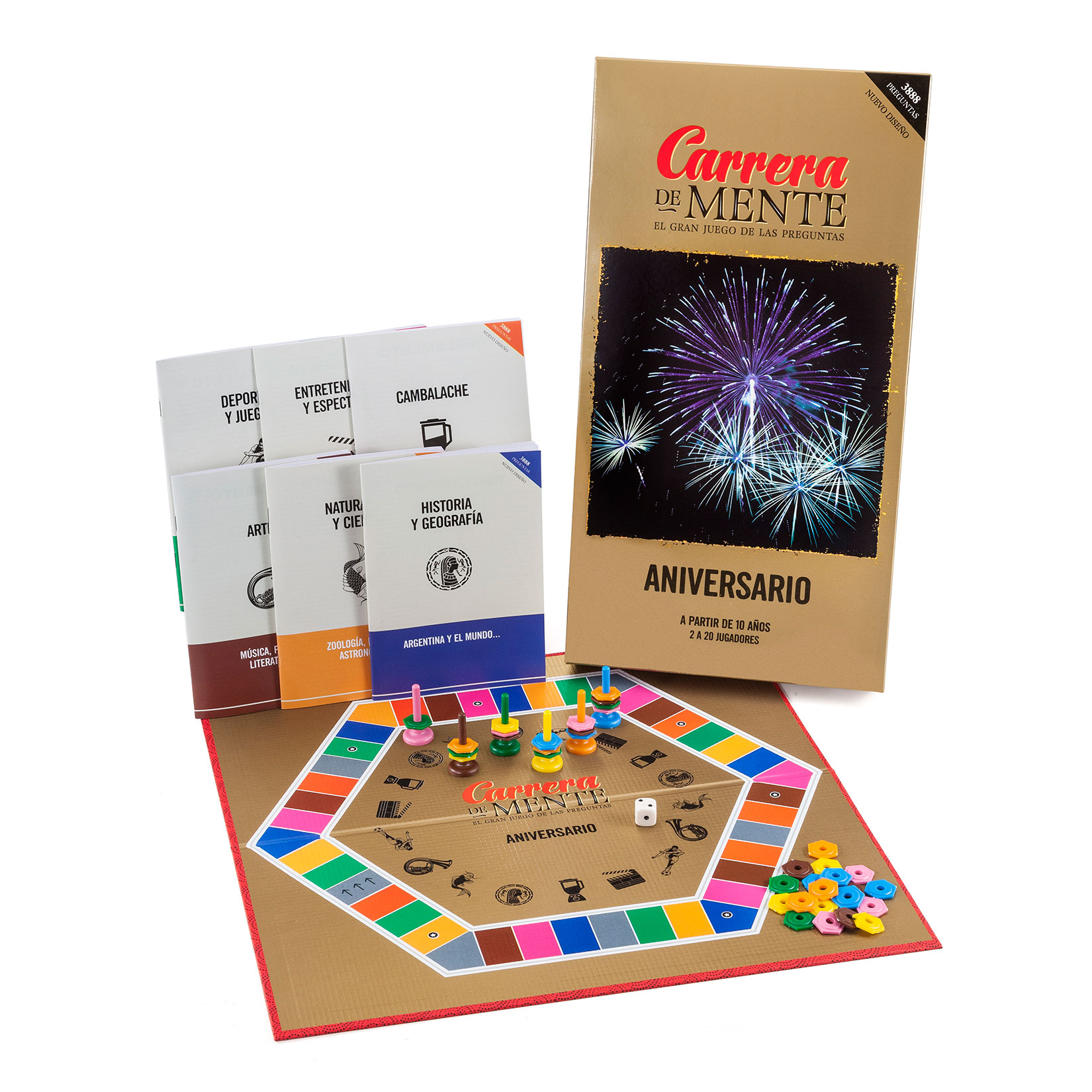 Juego de Mesa Carrera de Mente Aniversario Ruibal