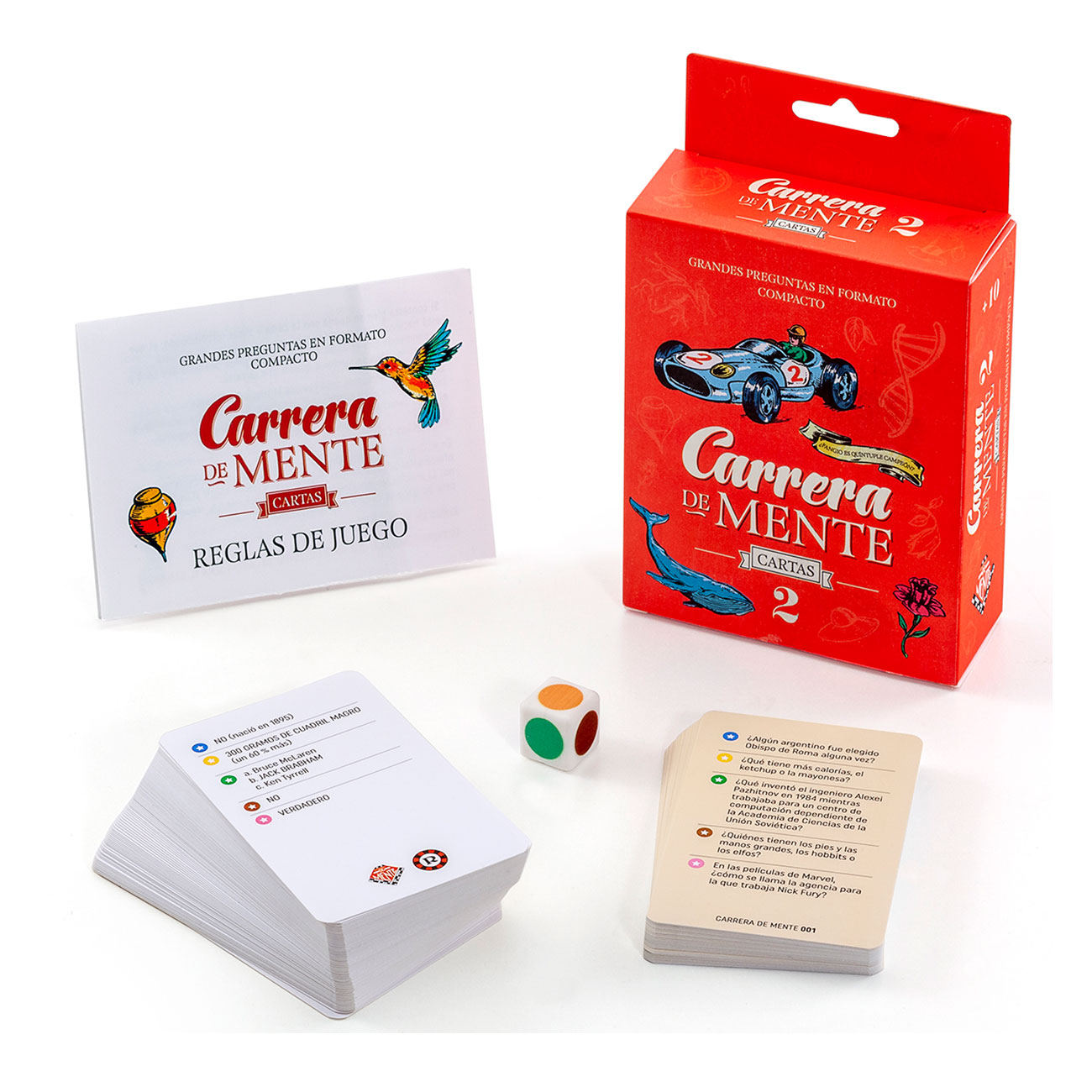 Juego de Mesa Carrera de Mente Cartas 2 Ruibal