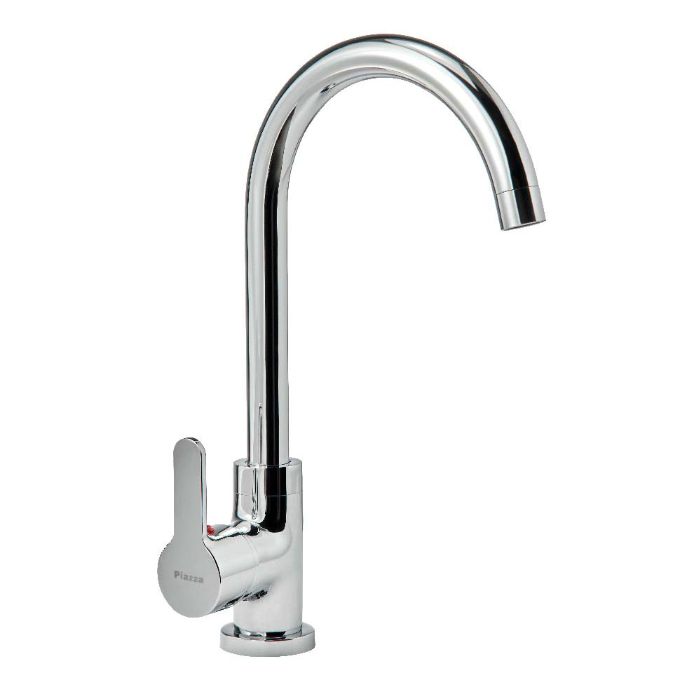 Grifería Cocina Mesada Pico Bar Monocomando Piazza Emblem