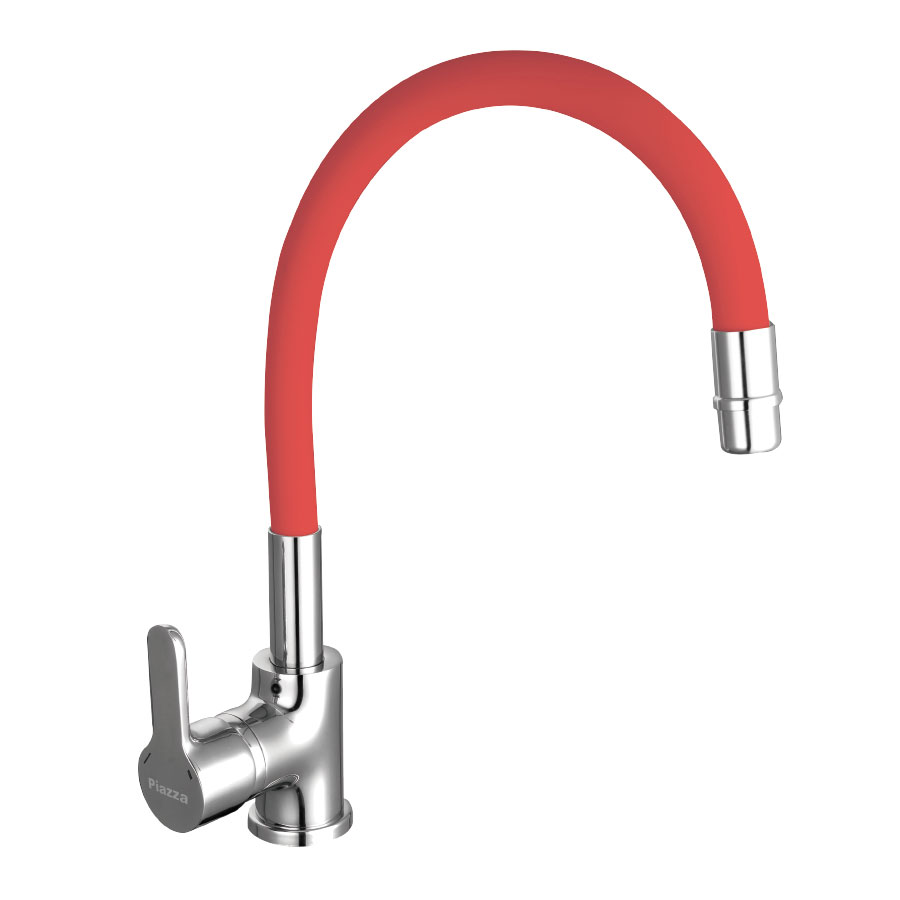 Grifería Cocina Mesada Monocomando Con Manguera Piazza Emblem