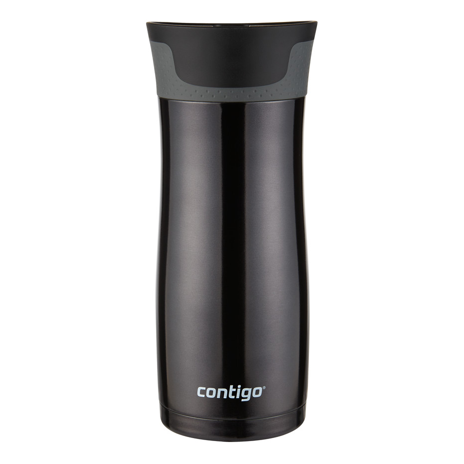 Jarro Térmico Contigo West Loop Acero Negro 473 ml