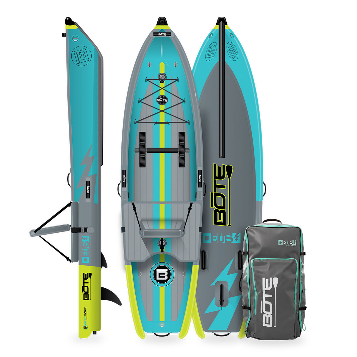 Bote Inflable Kayak Deus Aero 11 Native Citron