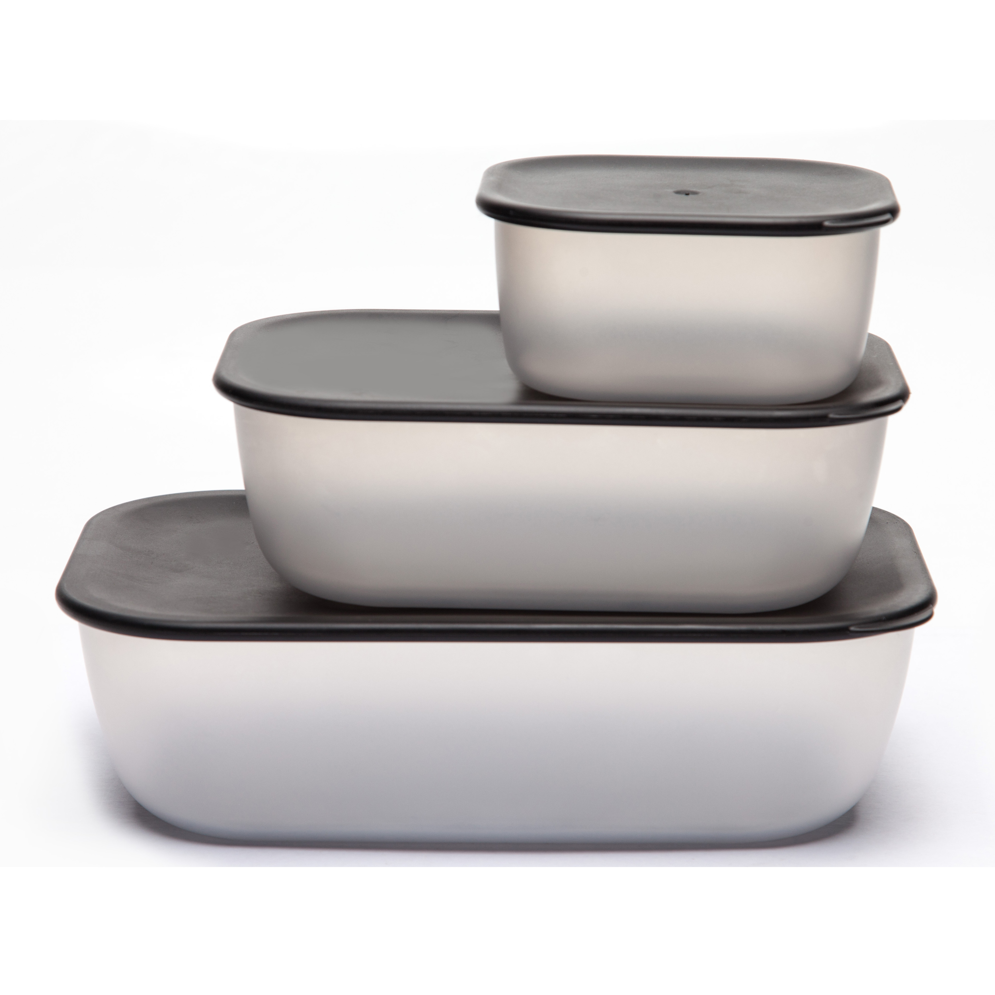 Set x3 Organizadores Hérmeticos Bipo Negro