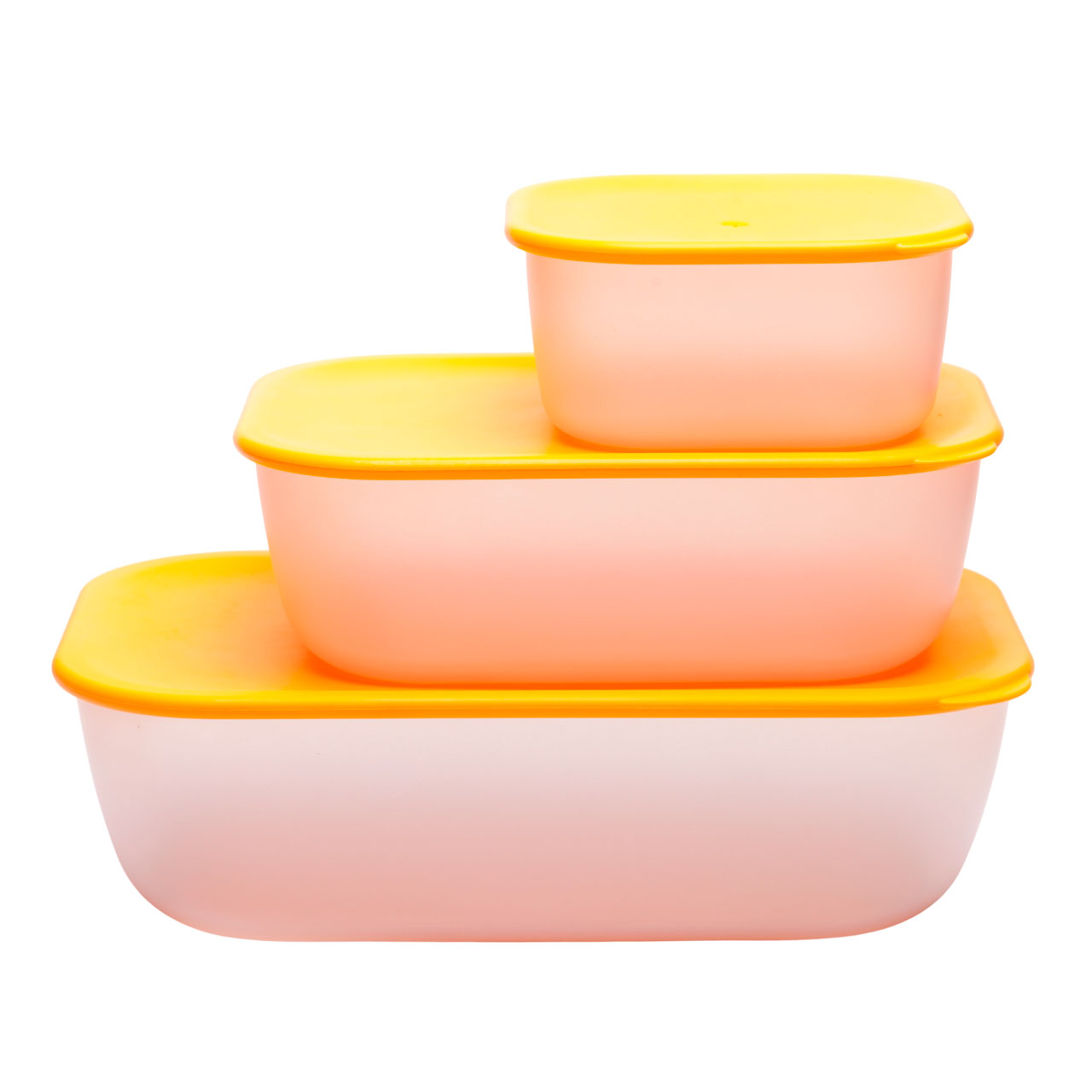 Set x3 Organizadores Hérmeticos Bipo Naranja