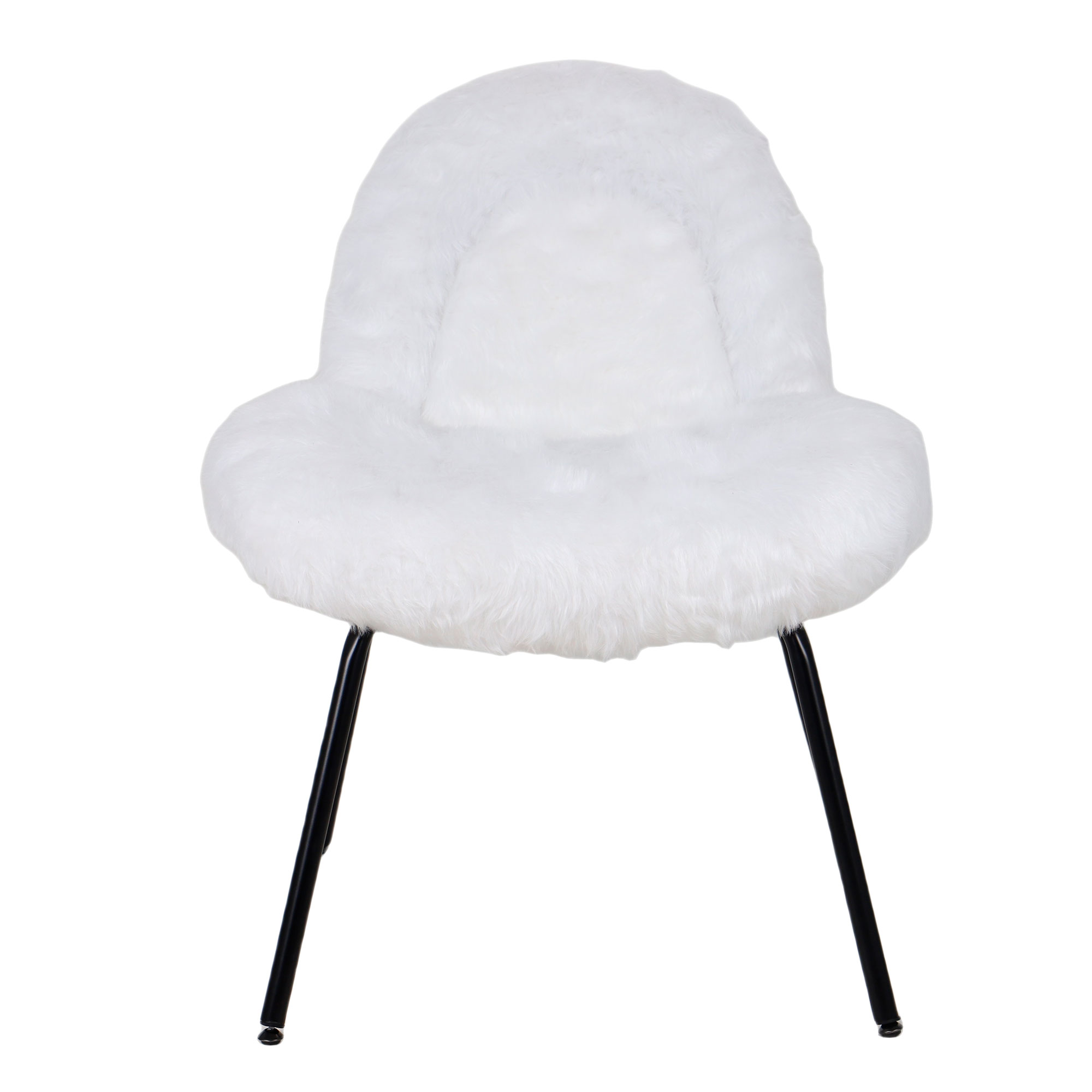 Silla Lounge Boucle Blanca