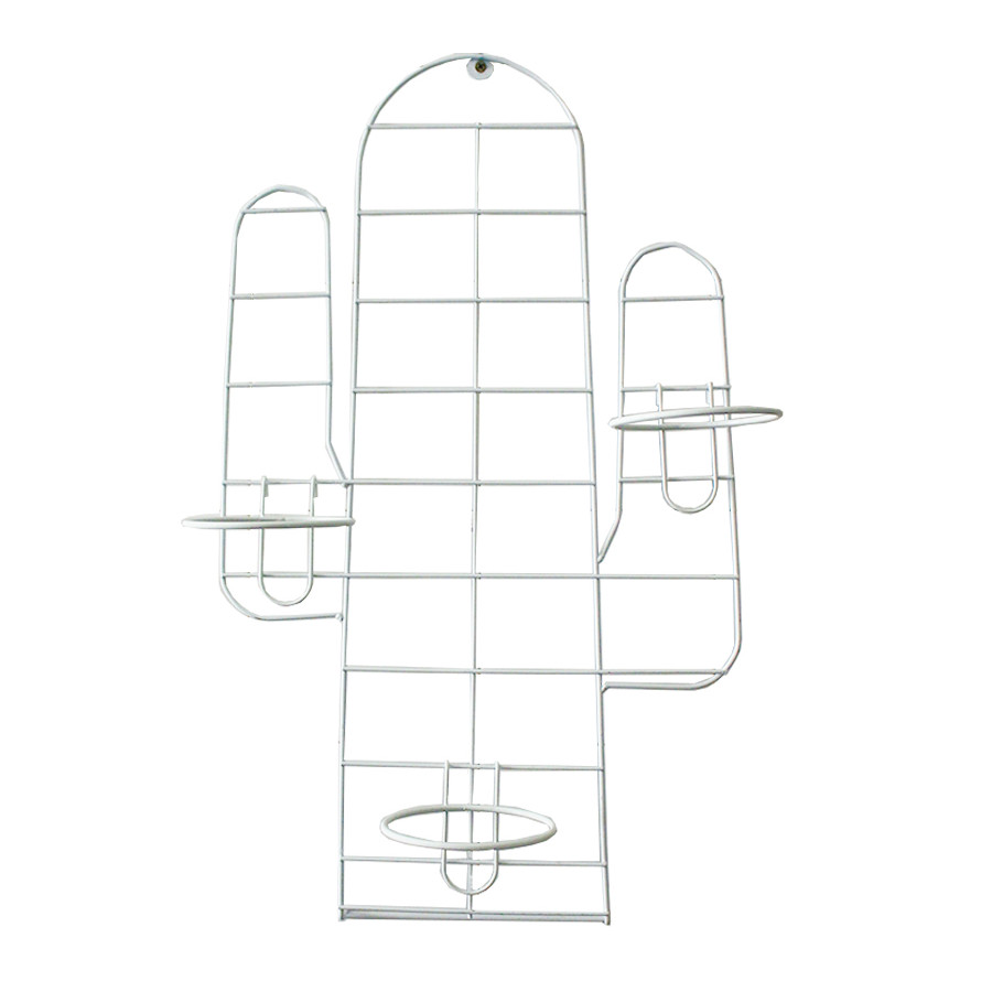 Portamacetas Cactus Blanco