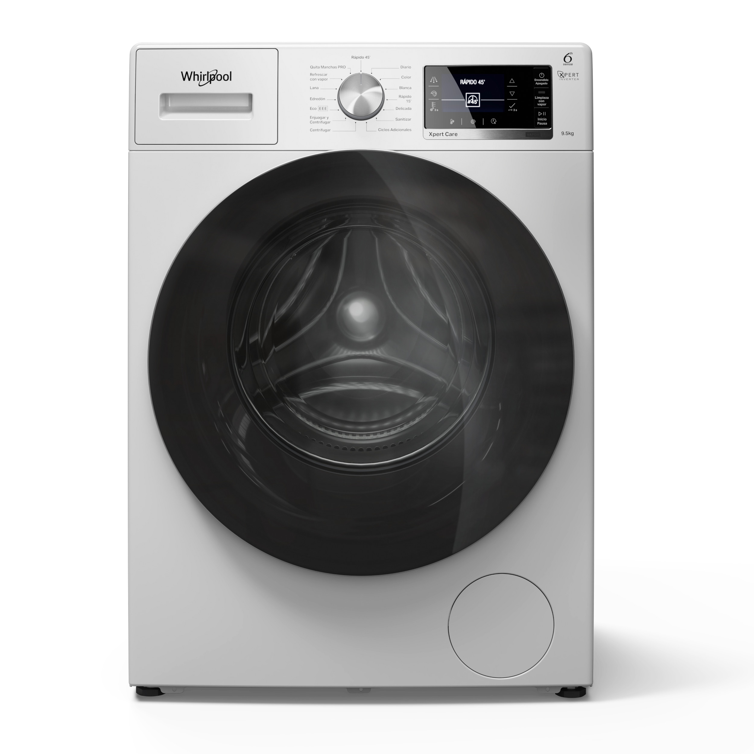 Lavarropas Whirlpool Carga Frontal 9,5 Kg WNQ95ABDNA