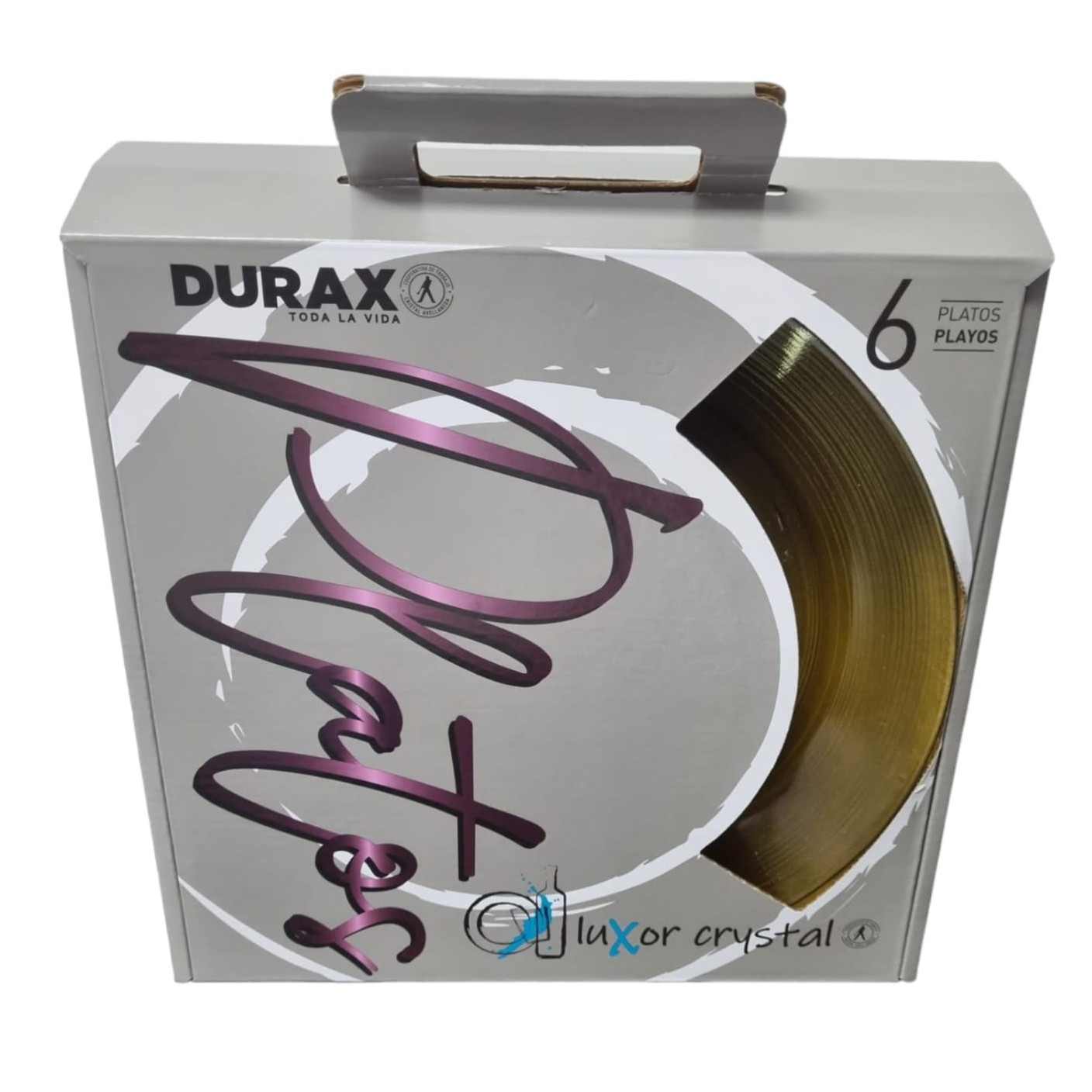 Set de Platos Playo 6 Piezas Durax Milano Terra