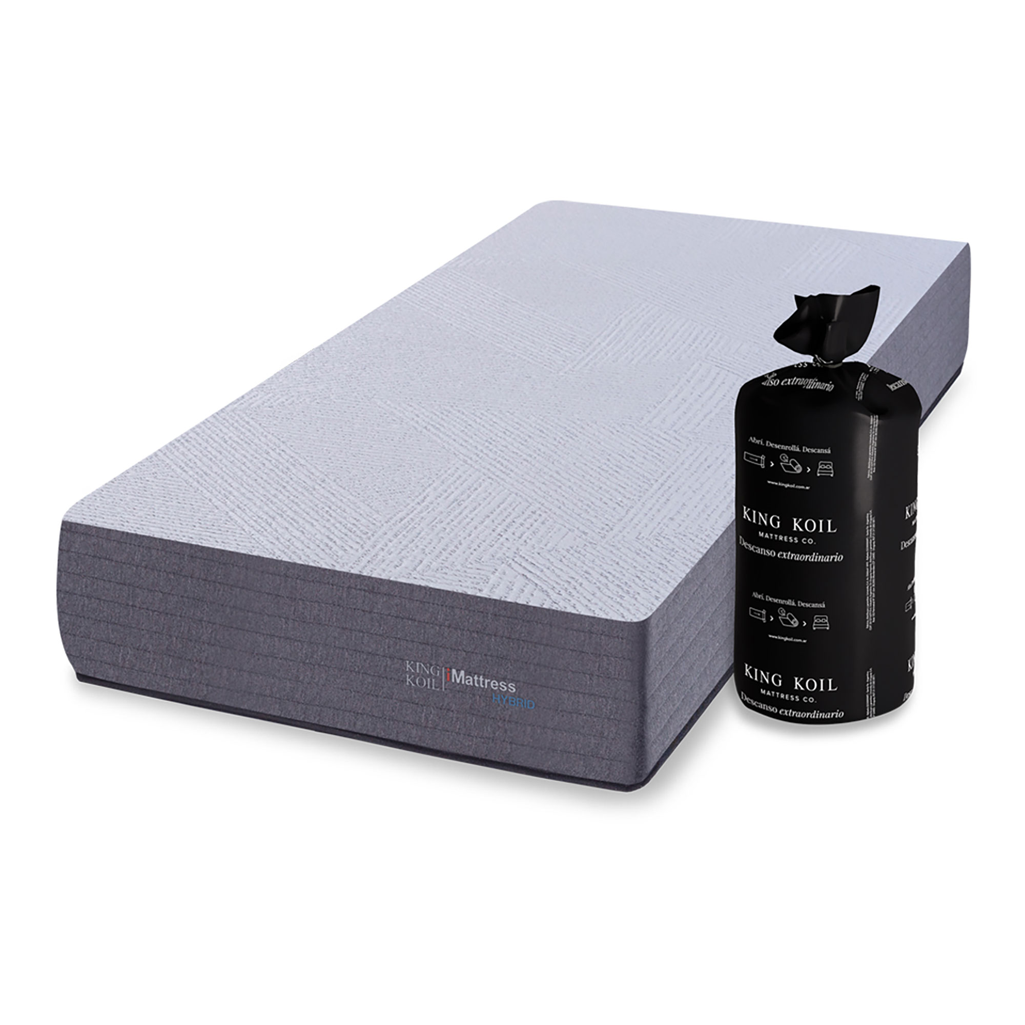 Colchón Resortes Pocket 1 1/2 Plazas 90x190 G-Hybrid