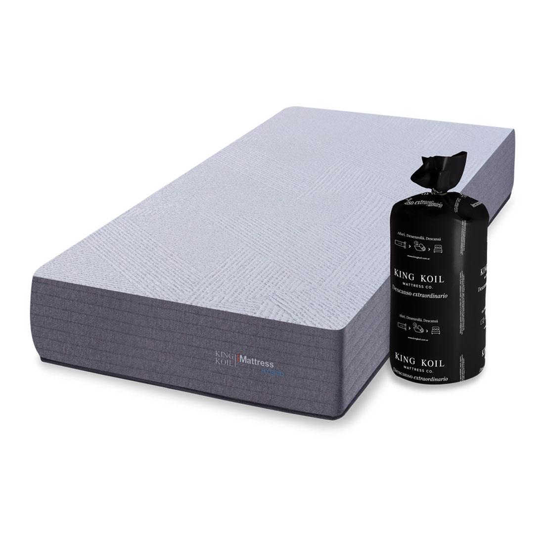 Colchón Resortes Pocket 1 Plaza 80x200 G-Hybrid